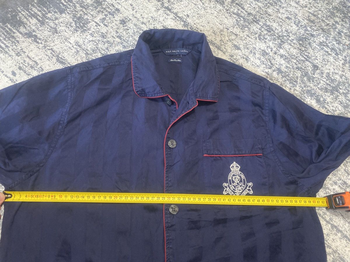 Ralph Lauren Vintage ralph lauren sleepwear shirt button up logo on chest Size US XL / EU 56 / 4 - 12 Thumbnail
