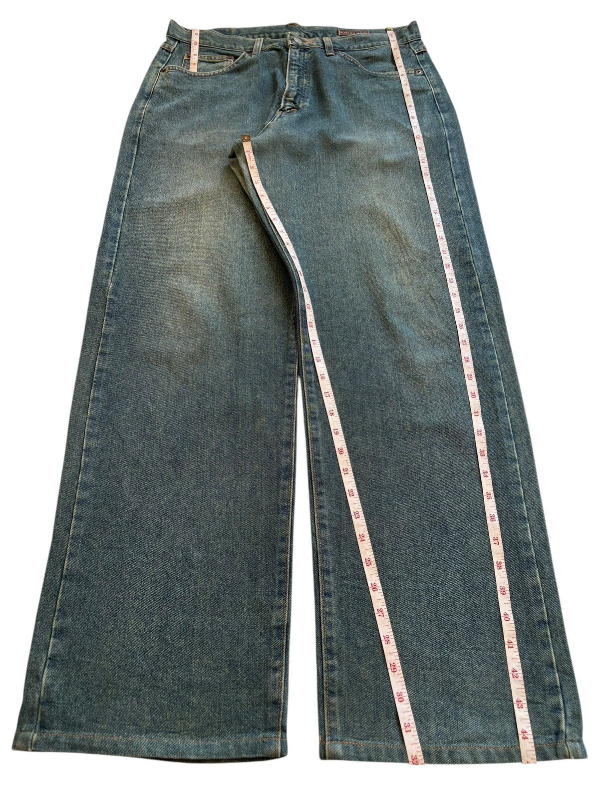 Japanese Brand Vintage Japanese Brand Rusty Mud Wash Loose Baggy Jeans Size US 34 / EU 50 - 13 Thumbnail