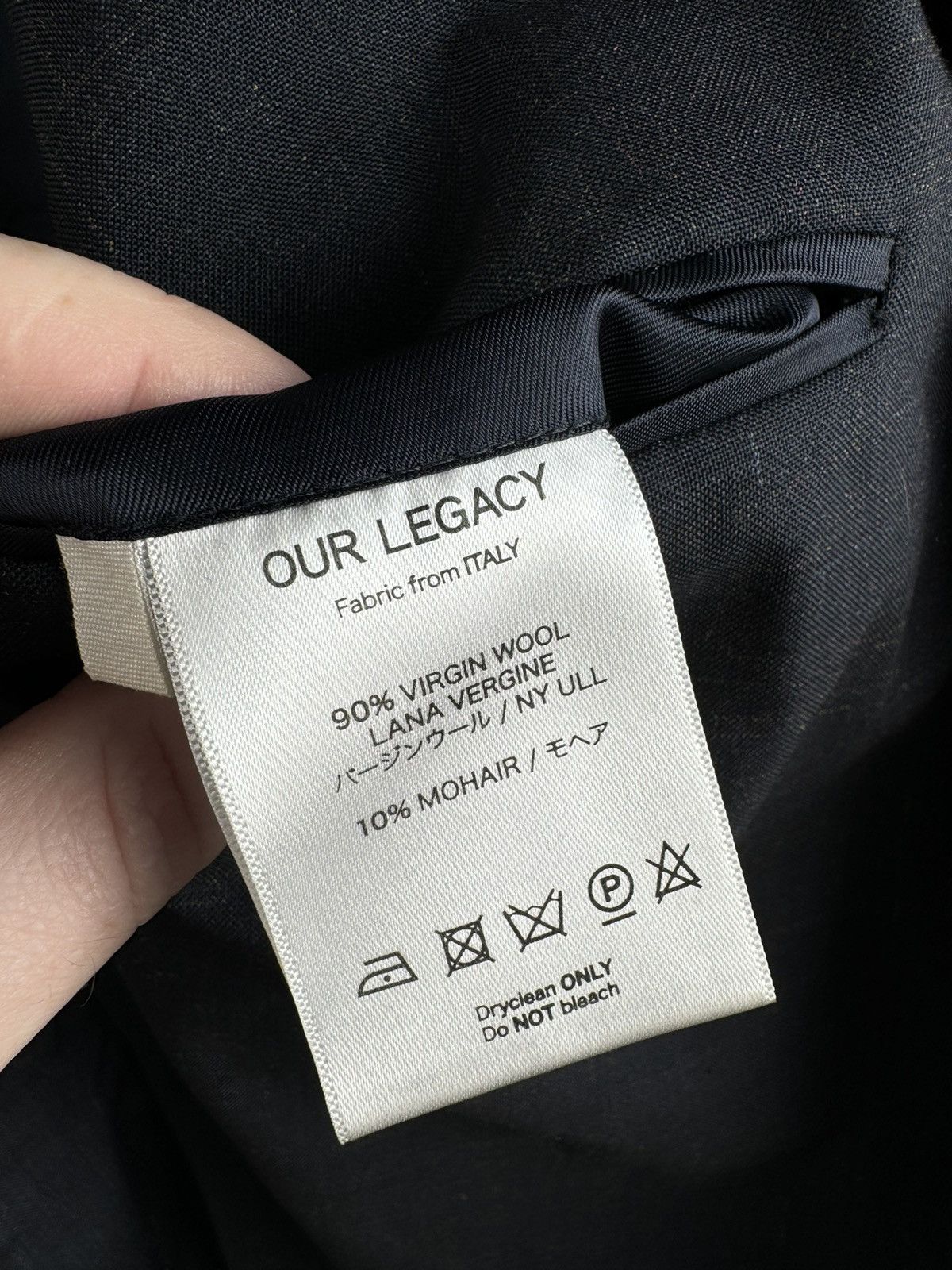 Designer × Our Legacy × Vintage Our Legacy Blazer Luxury Vintage Size 42S - 9 Thumbnail