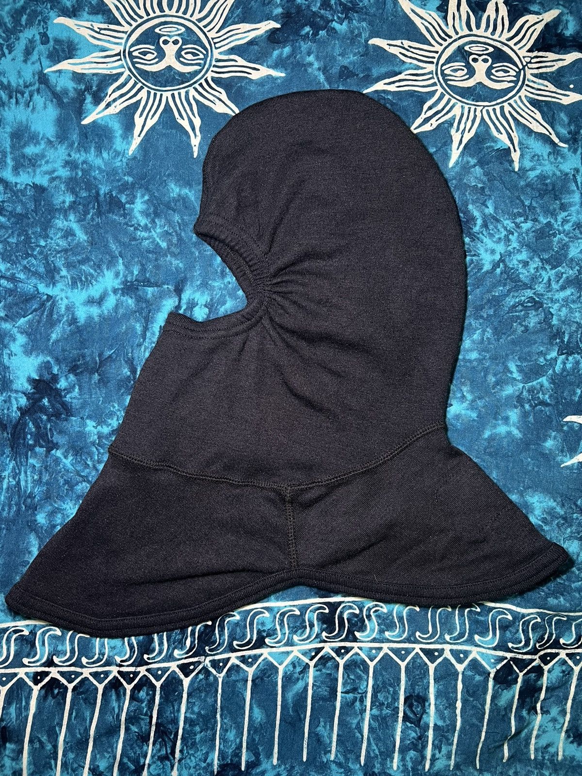 Vintage Vintage Black Growag Mask balaclava Knitted Face Car Race Size ONE SIZE - 9 Thumbnail