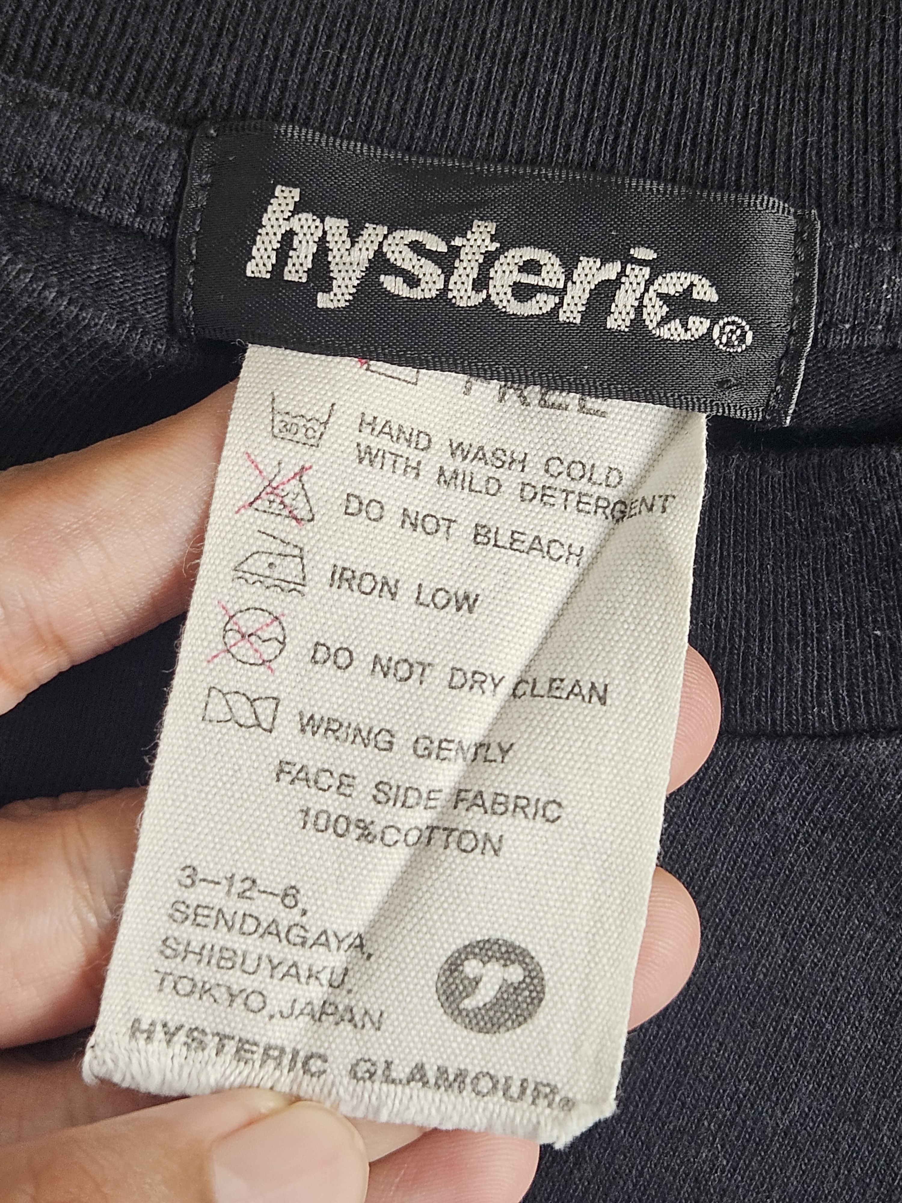 Hysteric Glamour 1990s Hysteric Glamour Japan Rock Chick LS Tee Size US S / EU 44-46 / 1 - 4 Thumbnail