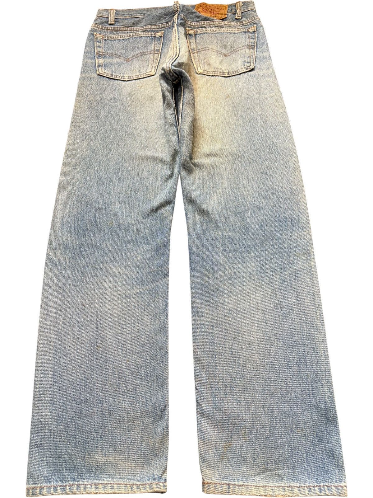 Levi's Vintage 90s Levis 501 Mud Wash Distressed Jeans Size US 29 - 2 Thumbnail