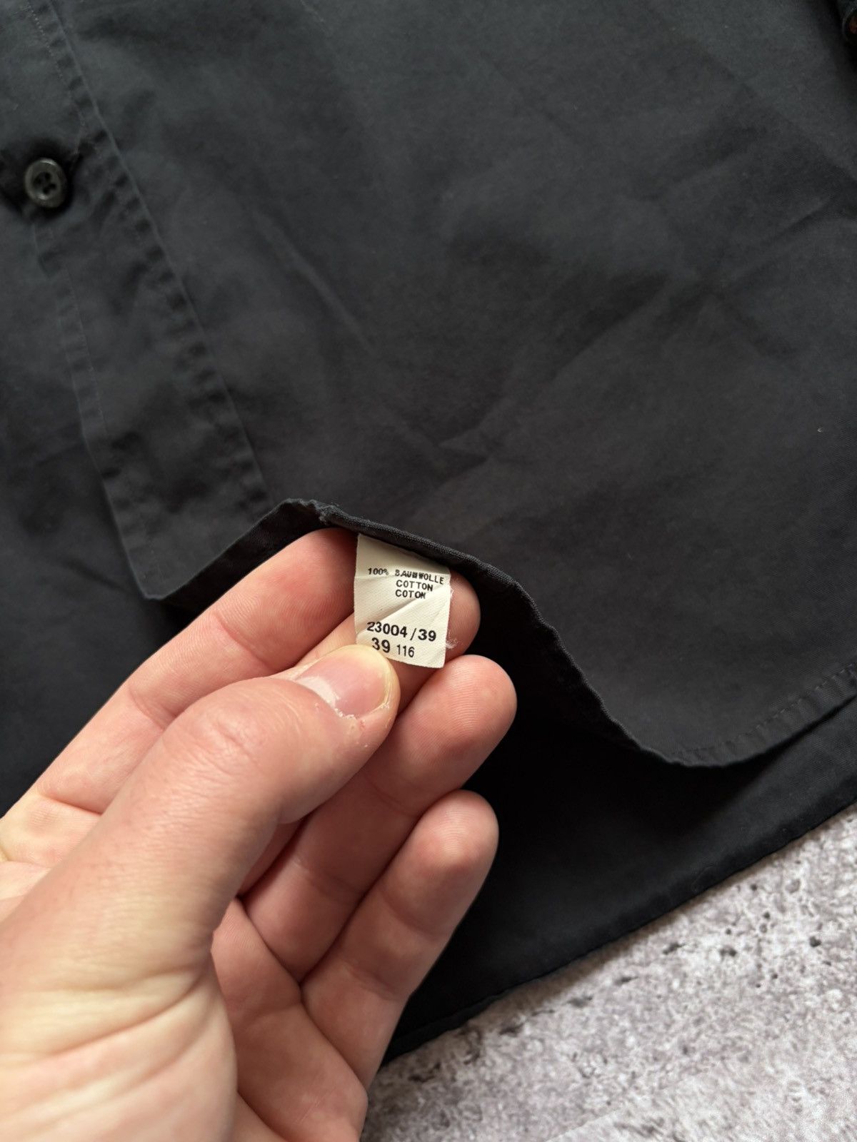 Burberry Burberry Classic Black Shirt Size US L / EU 52-54 / 3 - 8 Thumbnail