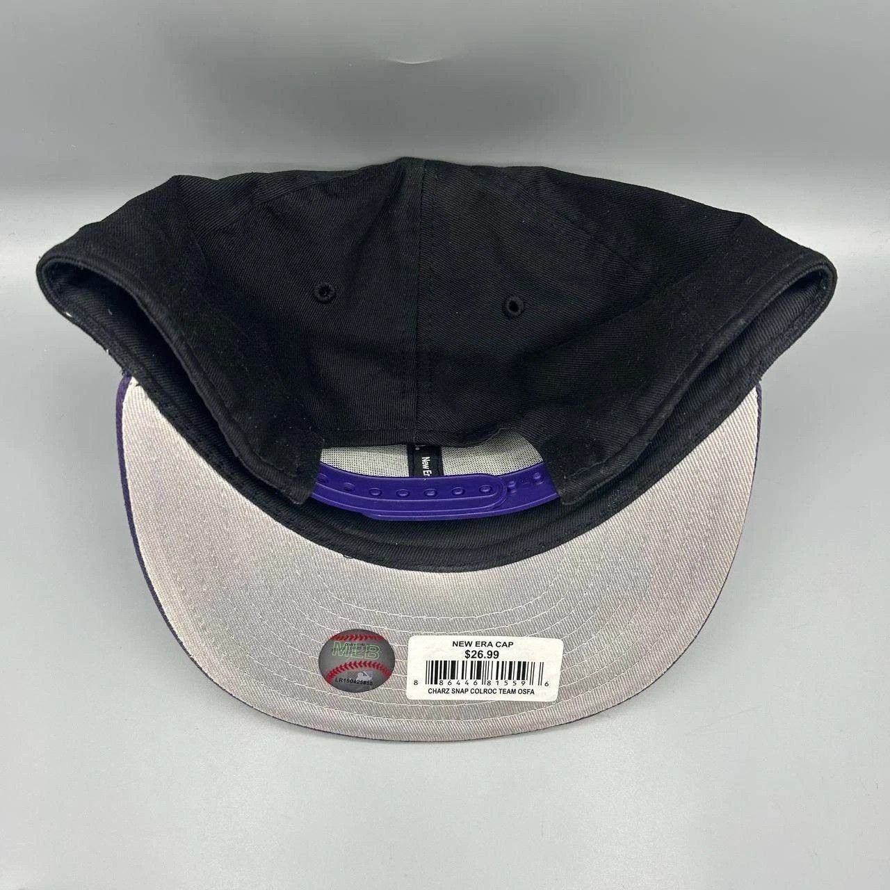 New Era Colorado Rockies Hat Men MLB New Era Fits Snap Back Cotton Size ONE SIZE - 5 Thumbnail