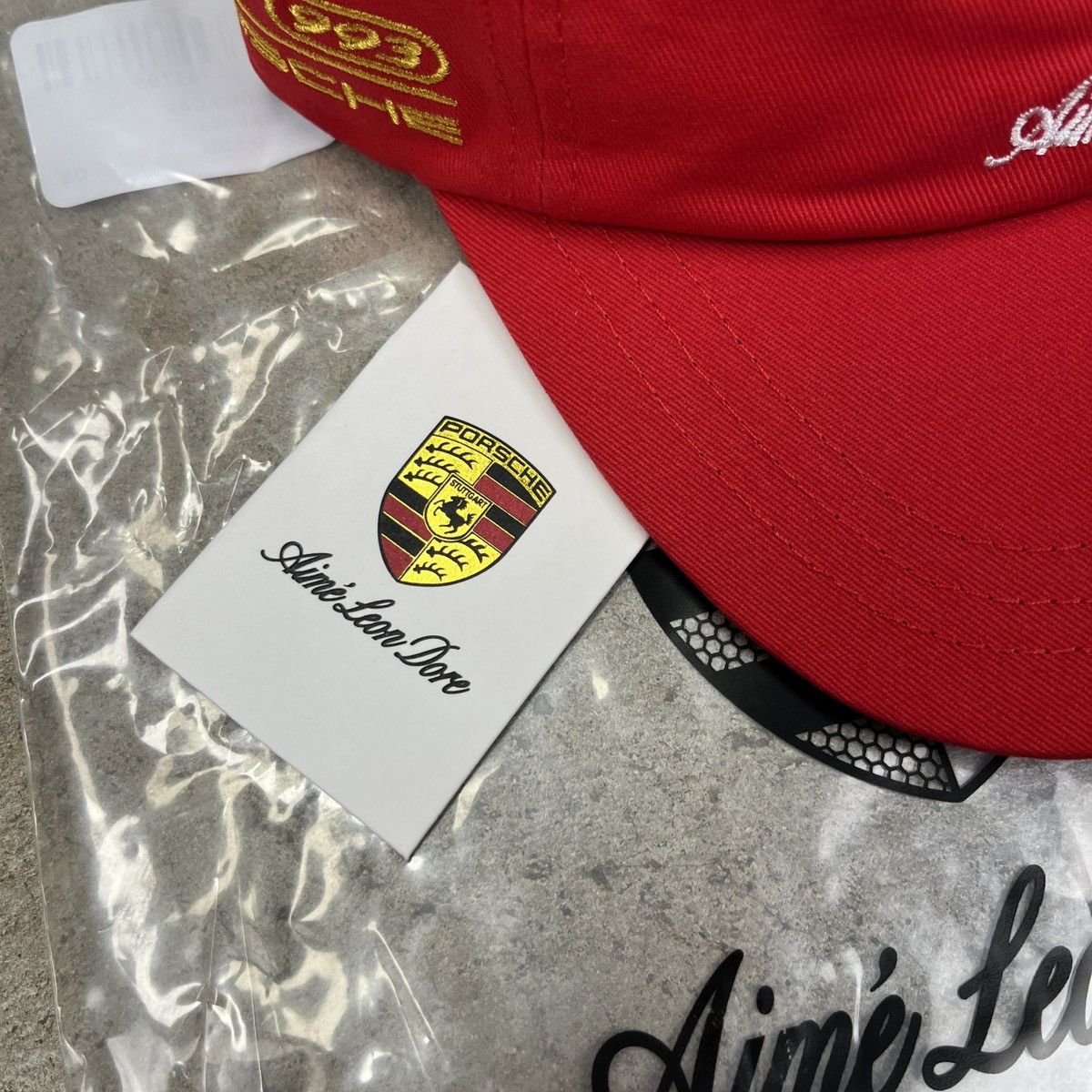 Aime Leon Dore × Porsche Design Aime leon dore x Porsche 993 Turbo Racing Hat Tango Red Size ONE SIZE - 2 Thumbnail