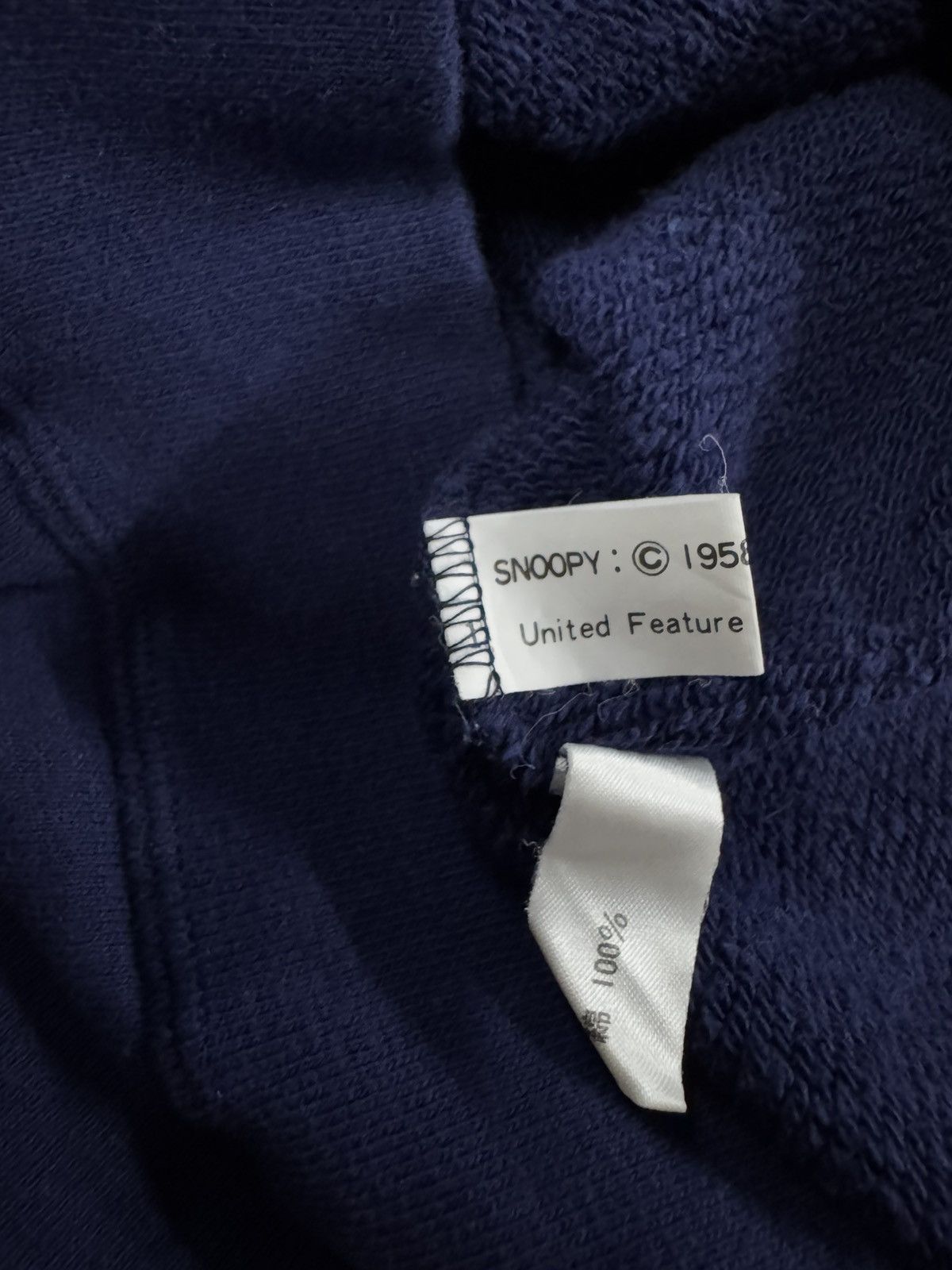 Anime Vintage Snoopy World Famous Skier Navy Size US M / EU 48-50 / 2 - 13 Thumbnail