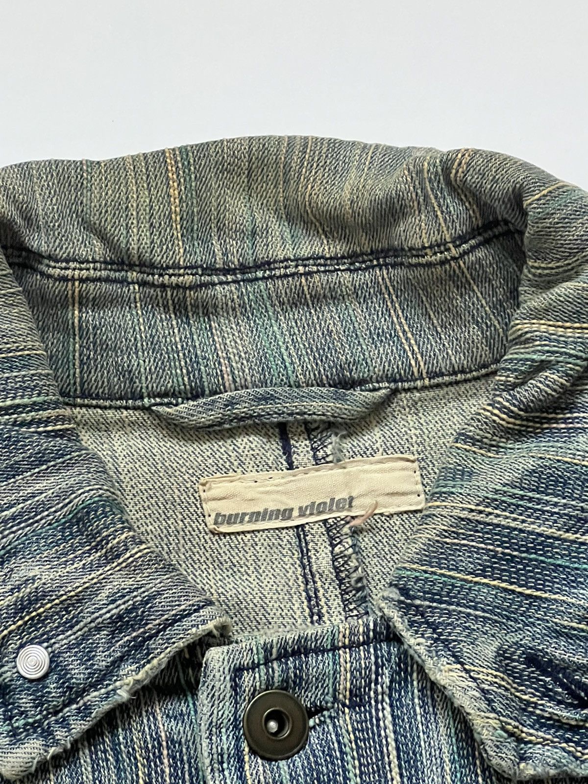 Japanese Brand Burning Violet Bleach Chore Jacket Size US M / EU 48-50 / 2 - 2 Thumbnail
