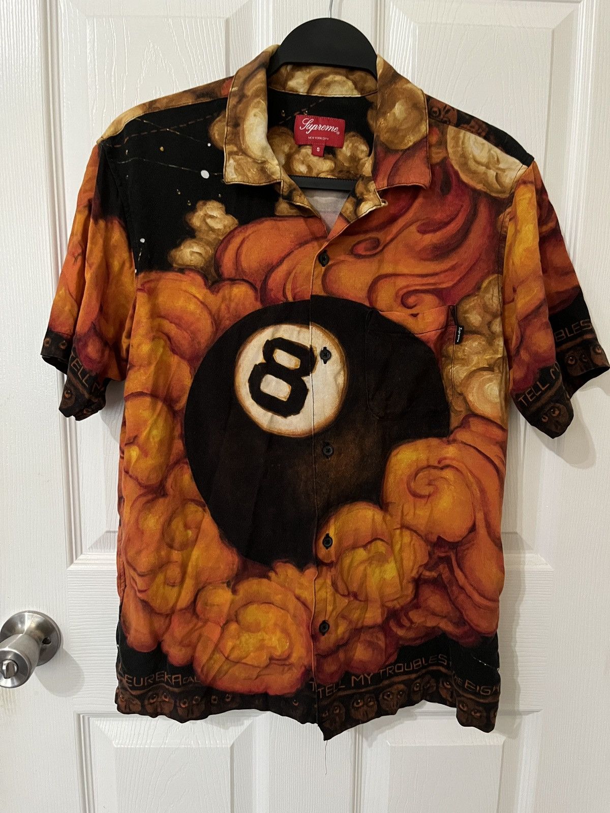 Martin Wong/Supreme 8-Ball Rayon Shirt