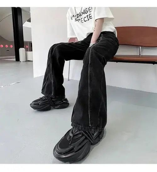 Raw State Casual Zipper Baggy Denim Size US 32 / EU 48 - 4 Thumbnail