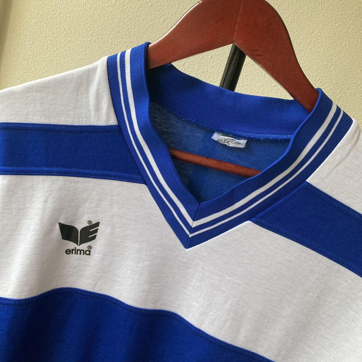 Vintage Erima TeamWear 1980s Jersey West Germany Soccer Blokcore Size US M / EU 48-50 / 2 - 2 Thumbnail
