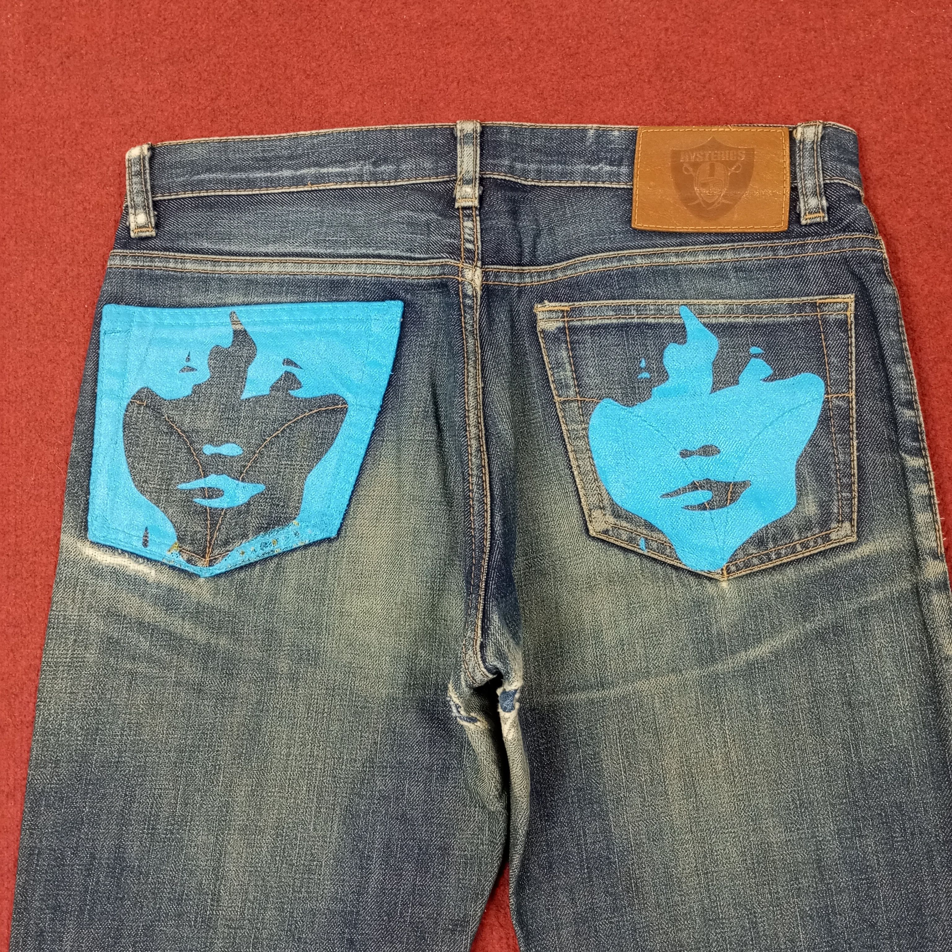 Hysteric Glamour Hysteric Glamour Japaense Brand Custom Art Jeans c252n4 Size US 29 - 2 Thumbnail