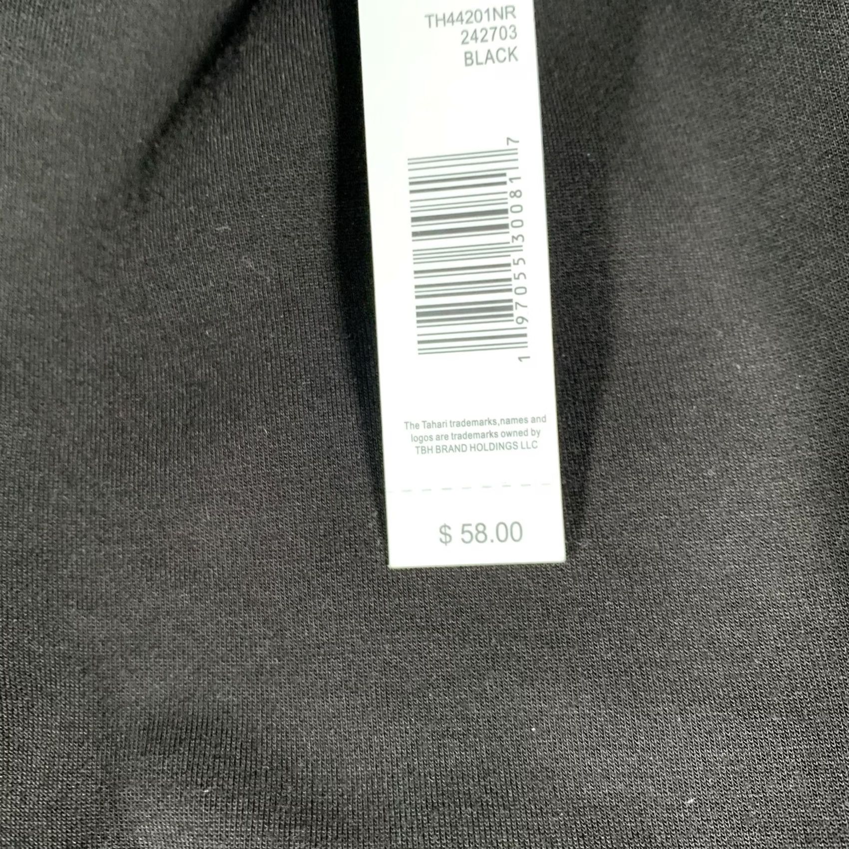 Vintage T Tahari Sweatpants Women S Black Modal Jersey Elastic Waist Size S / US 4 / IT 40 - 6 Thumbnail