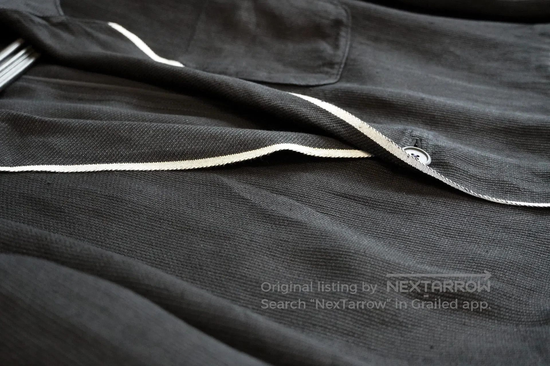Yohji Yamamoto Yohji Yamamoto 1990SS White Trim Jacket. Size US S / EU 44-46 / 1 - 6 Thumbnail
