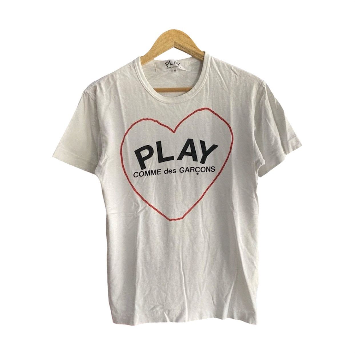 Comme des Garcons PLAY Comme des Garçons Play Sketch Heart Big Logo - Made in Japan Size US M / EU 48-50 / 2 - 1 Thumbnail