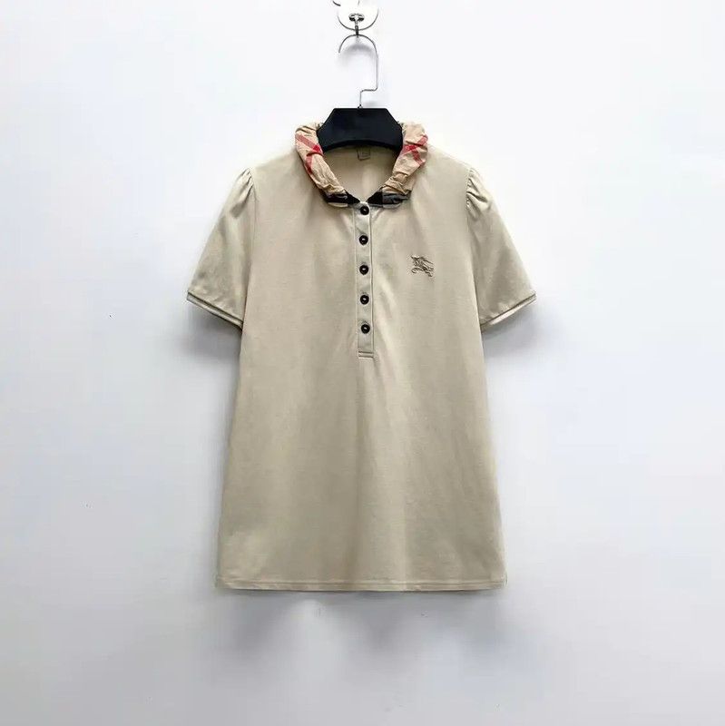 Burberry Burberry Beige Cotton Short Sleeve T-Shirt Size S / US 4 / IT 40 - 1 Thumbnail