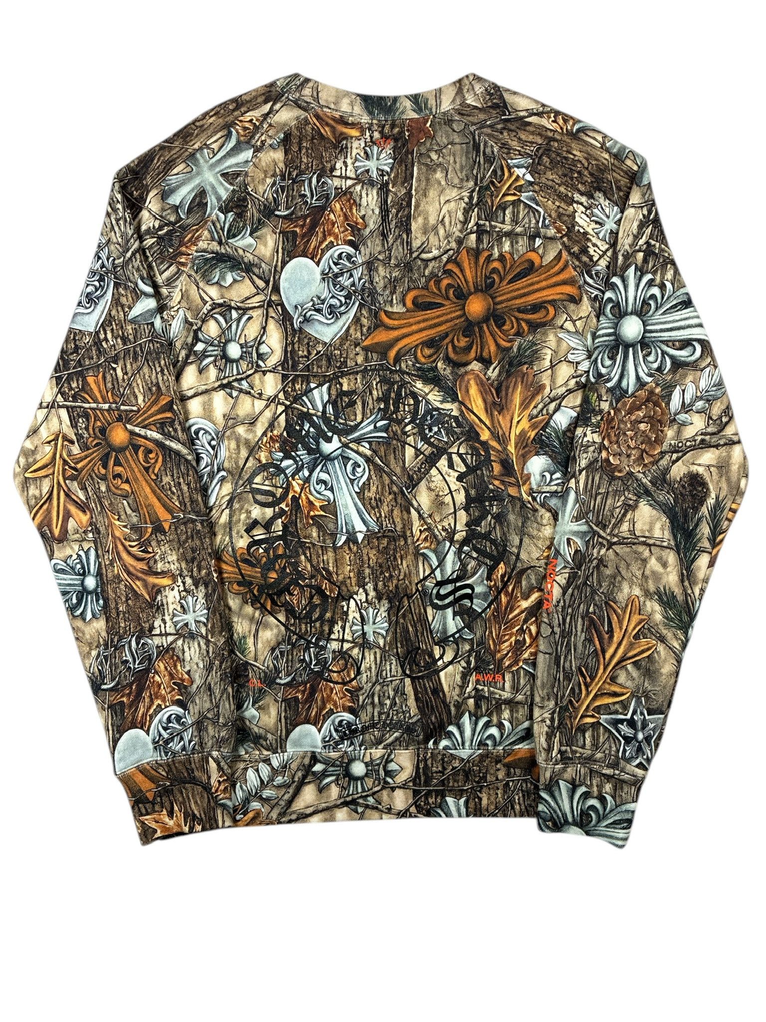 Chrome Hearts CHROME HEARTS X NOCTA FLEECE CREWNECK 'CAMO' Size US M / EU 48-50 / 2 - 8 Thumbnail