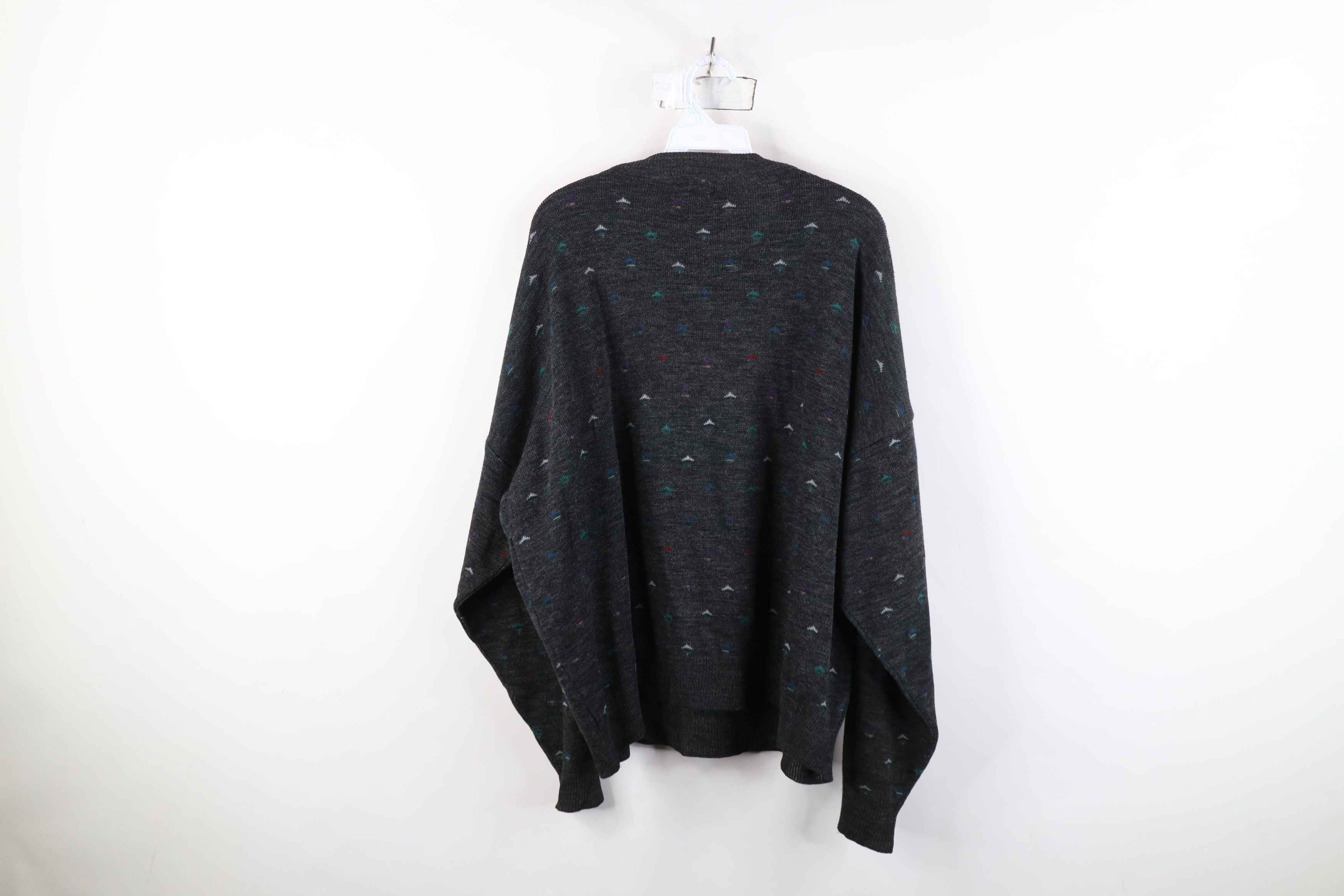 Vintage Vintage 90s Streetwear Wool Blend Knit Crewneck Sweater Size XL / US 12-14 / IT 48-50 - 9 Thumbnail