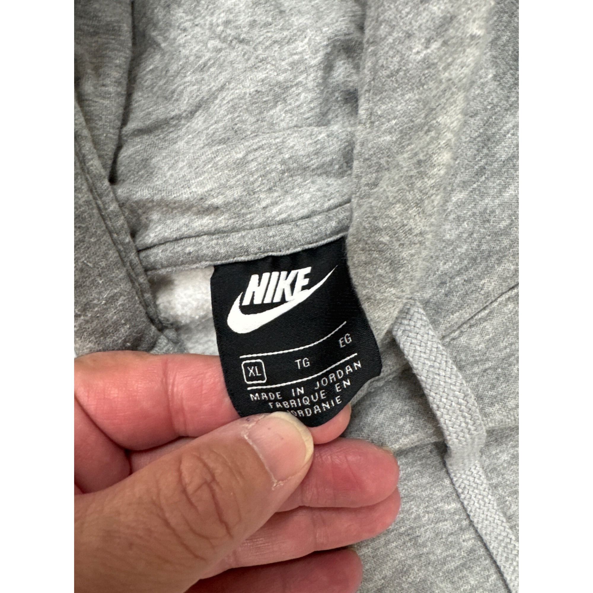 Nike Nike Mens Gray Hoodie Sweatshirt XL Cotton/polyester SKU 743 Size US XL / EU 56 / 4 - 3 Thumbnail