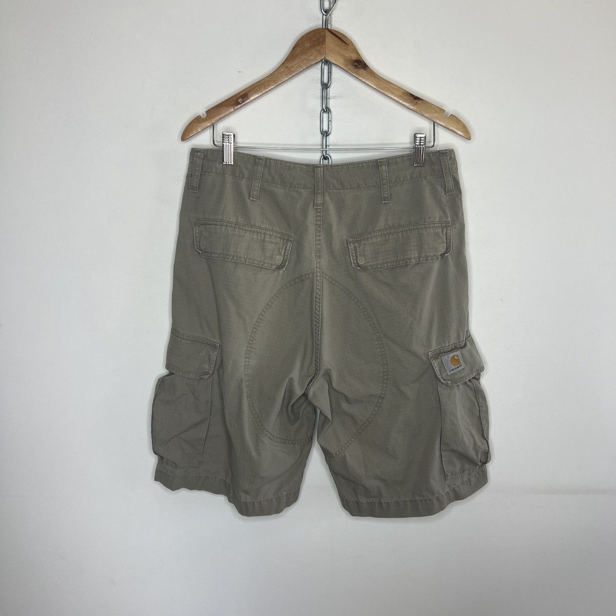 Carhartt Essential Vintage Y2K Carhartt Workwear Cargo Shorts Skater Size US 34 / EU 50 - 5 Thumbnail