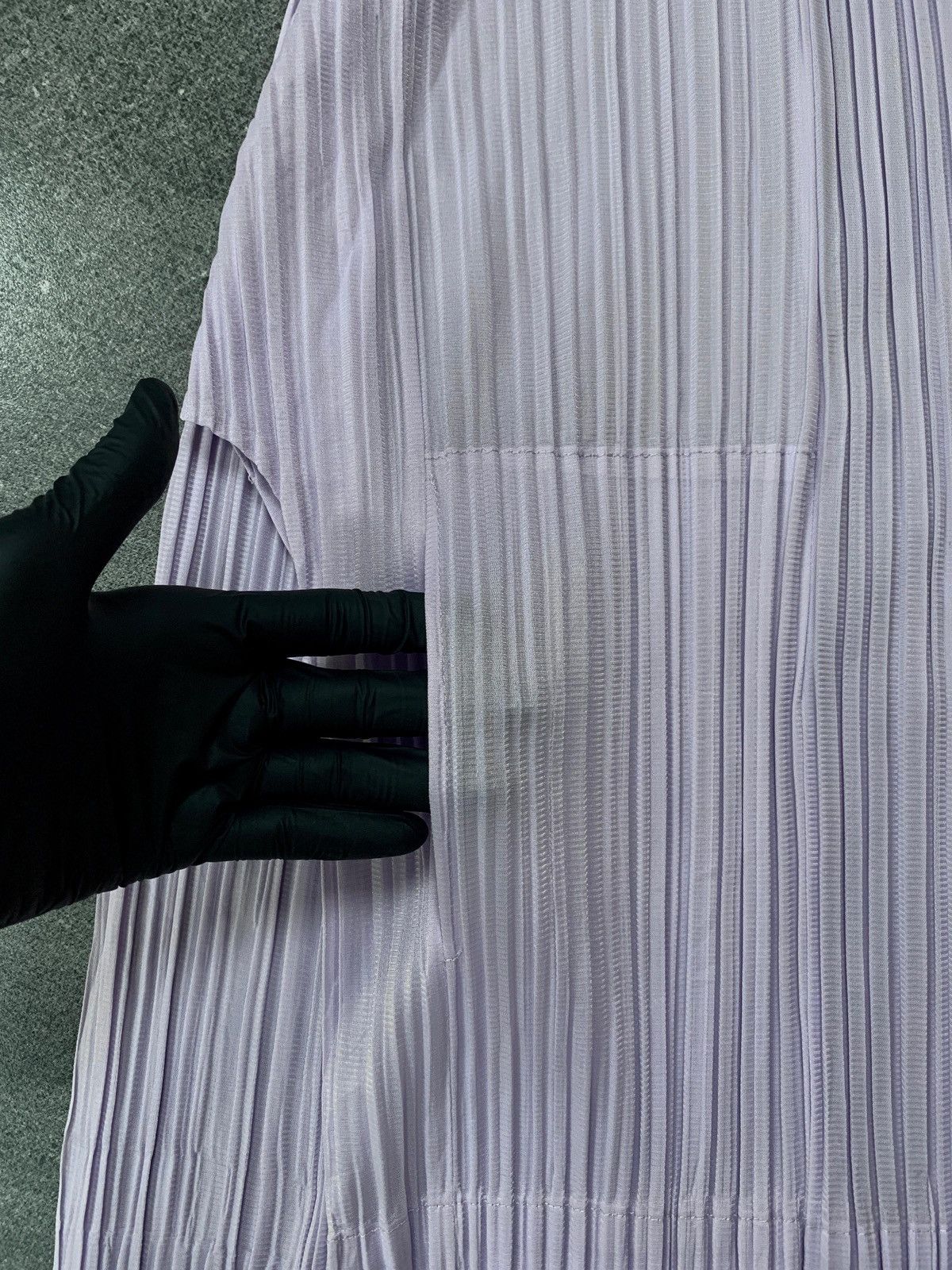 Issey Miyake Pleated Hoodie in Lavender Size US M / EU 48-50 / 2 - 5 Thumbnail