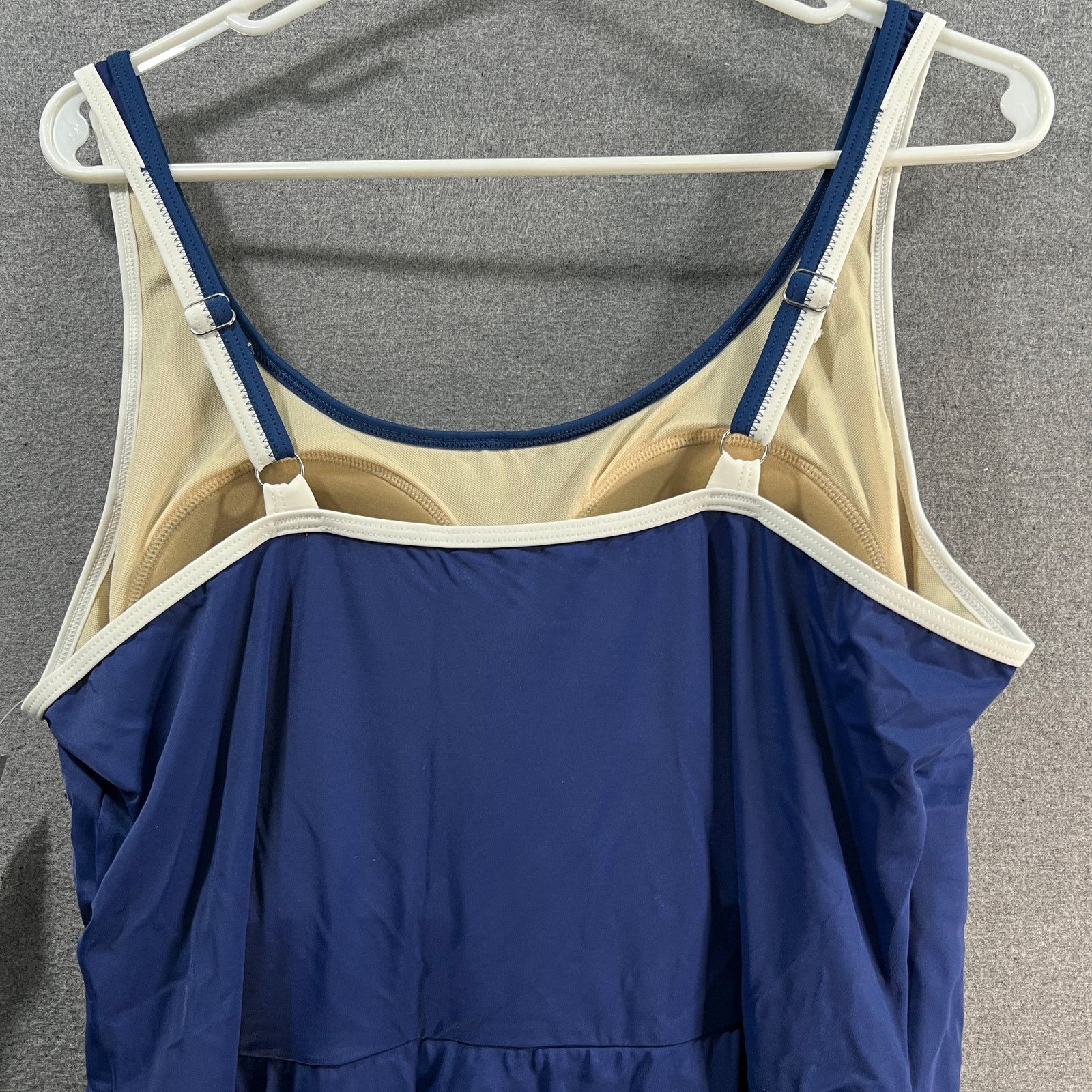 Isaac Mizrahi Isaac Mizrahi Live! Bridgehampton Swim Dress Solid Size XXL / US 16-18 / IT 52-54 - 4 Thumbnail