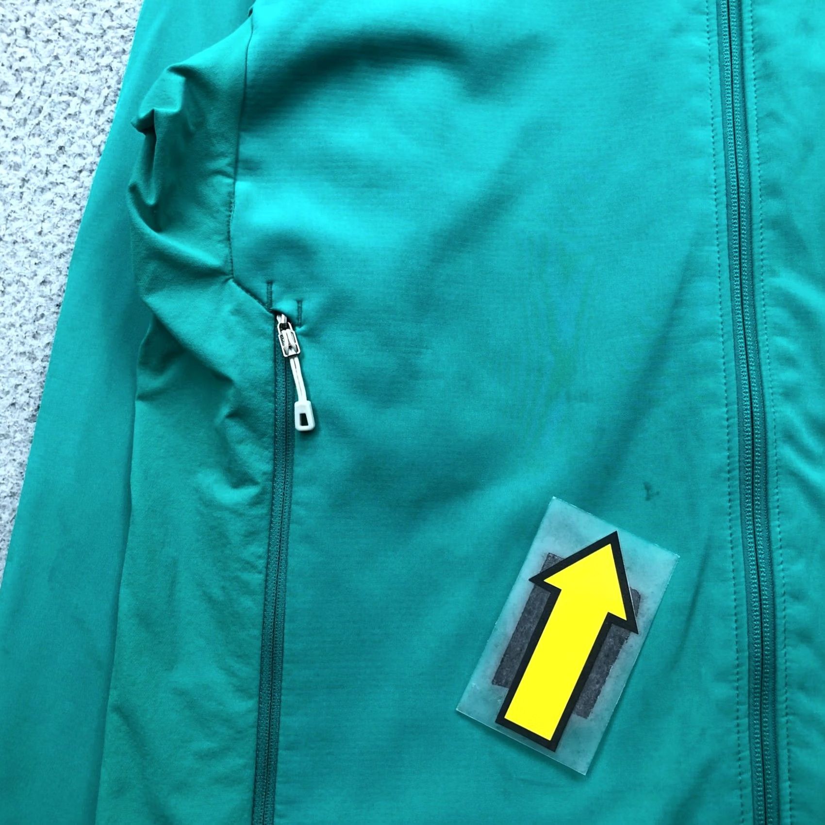 Patagonia Patagonia Jacket Womens L Emerald Logo Polartec Adze Hybrid Full Zip Pockets Short Length Size L / US 10 / IT 46 - 6 Thumbnail