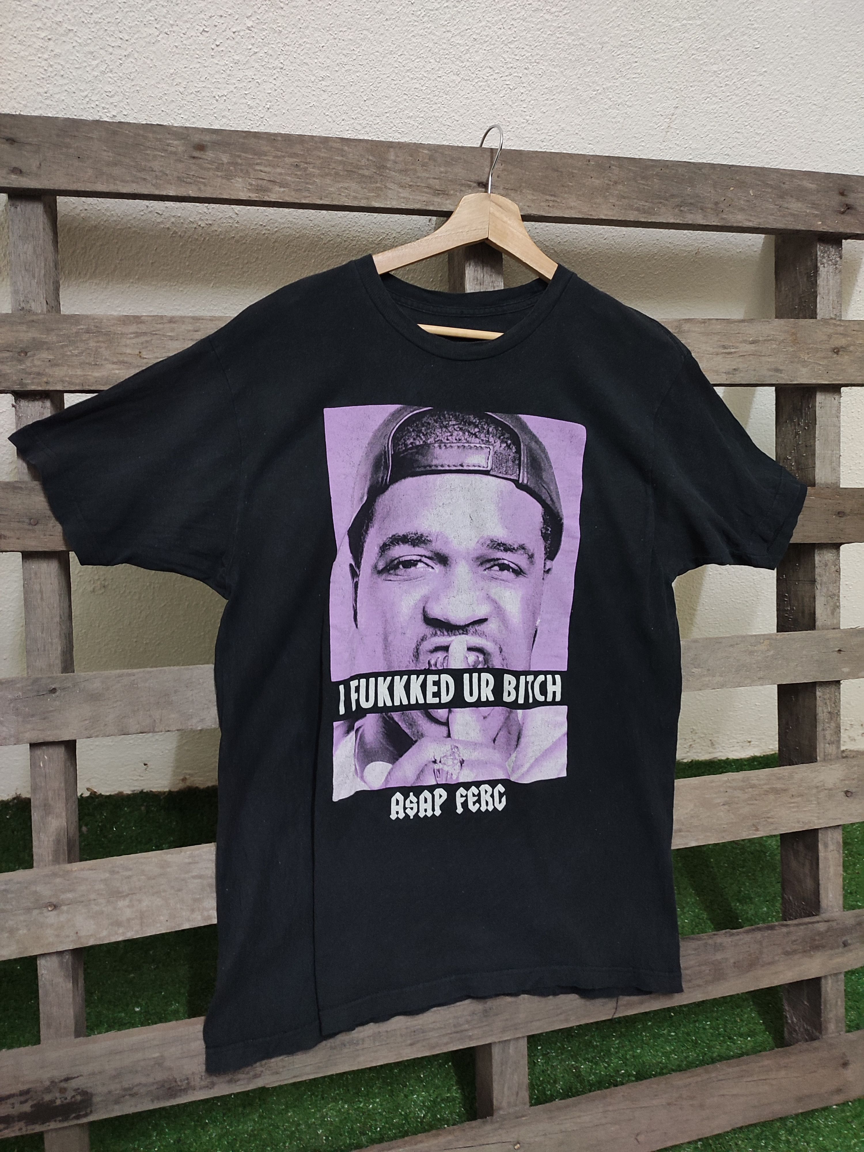 A$AP Rocky 💥Binding💥 Crazy Vintage Asap Rocky i Fuckked ur Bitch Tees Size US L / EU 52-54 / 3 - 2 Thumbnail