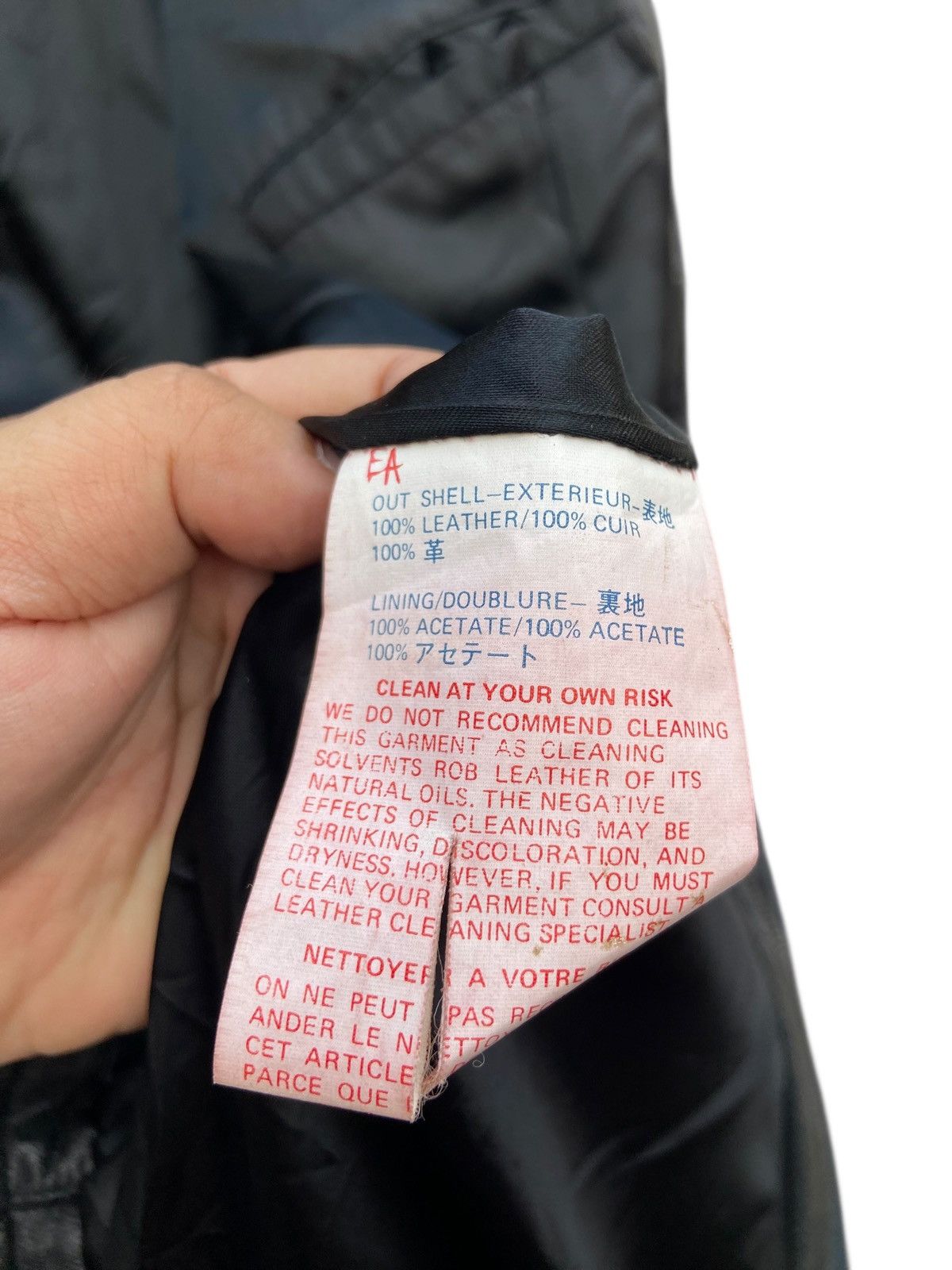 Marc Buchanan VINTAGE 1991 PELLE PELLE WILL SMITH LEATHER JACKET Size US L / EU 52-54 / 3 - 9 Thumbnail