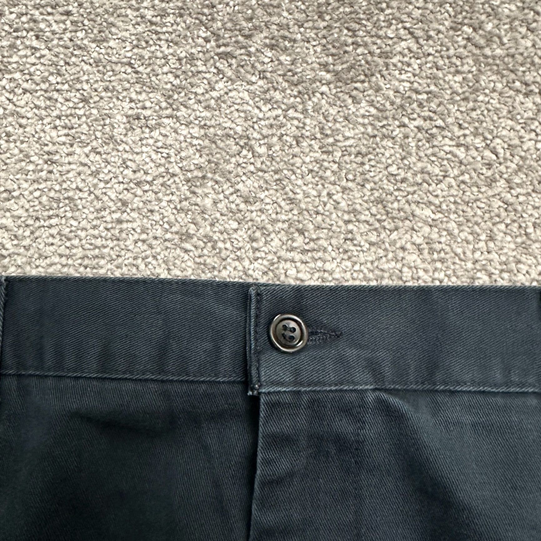 Dockers DOCKERS Chino Pants Mens 38x32 Blue Flat Front Regular Fit Size US 38 / EU 54 - 3 Thumbnail