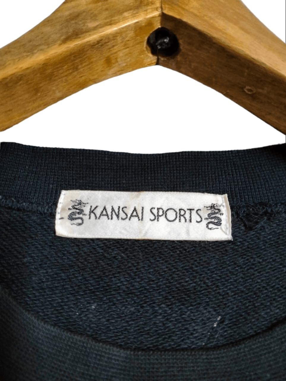 Designer × Japanese Brand × Kansai Yamamoto Vintage Kansai Sports Big Print Sweatshirt Size US L / EU 52-54 / 3 - 7 Thumbnail