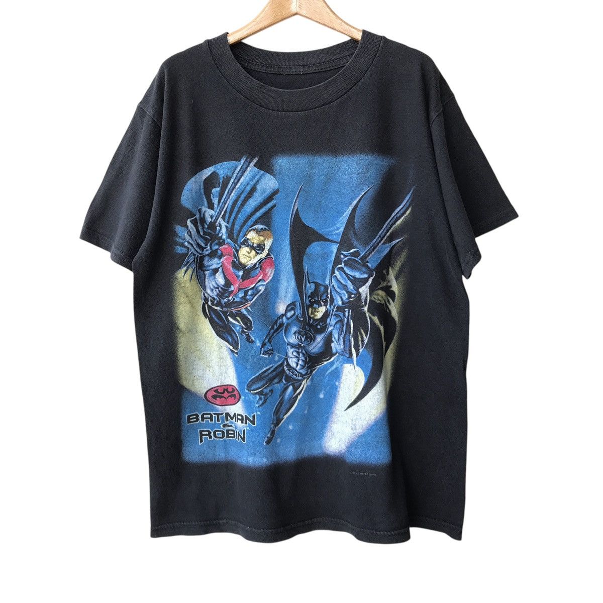 Batman & Robin Vintage 1997 DC Comics Unisex Kids Tee