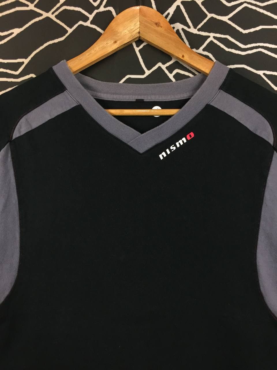 Japanese Brand Vtg Nismo Nissan Motorsports Racing Tech V-Neck Tee Size US L / EU 52-54 / 3 - 3 Thumbnail