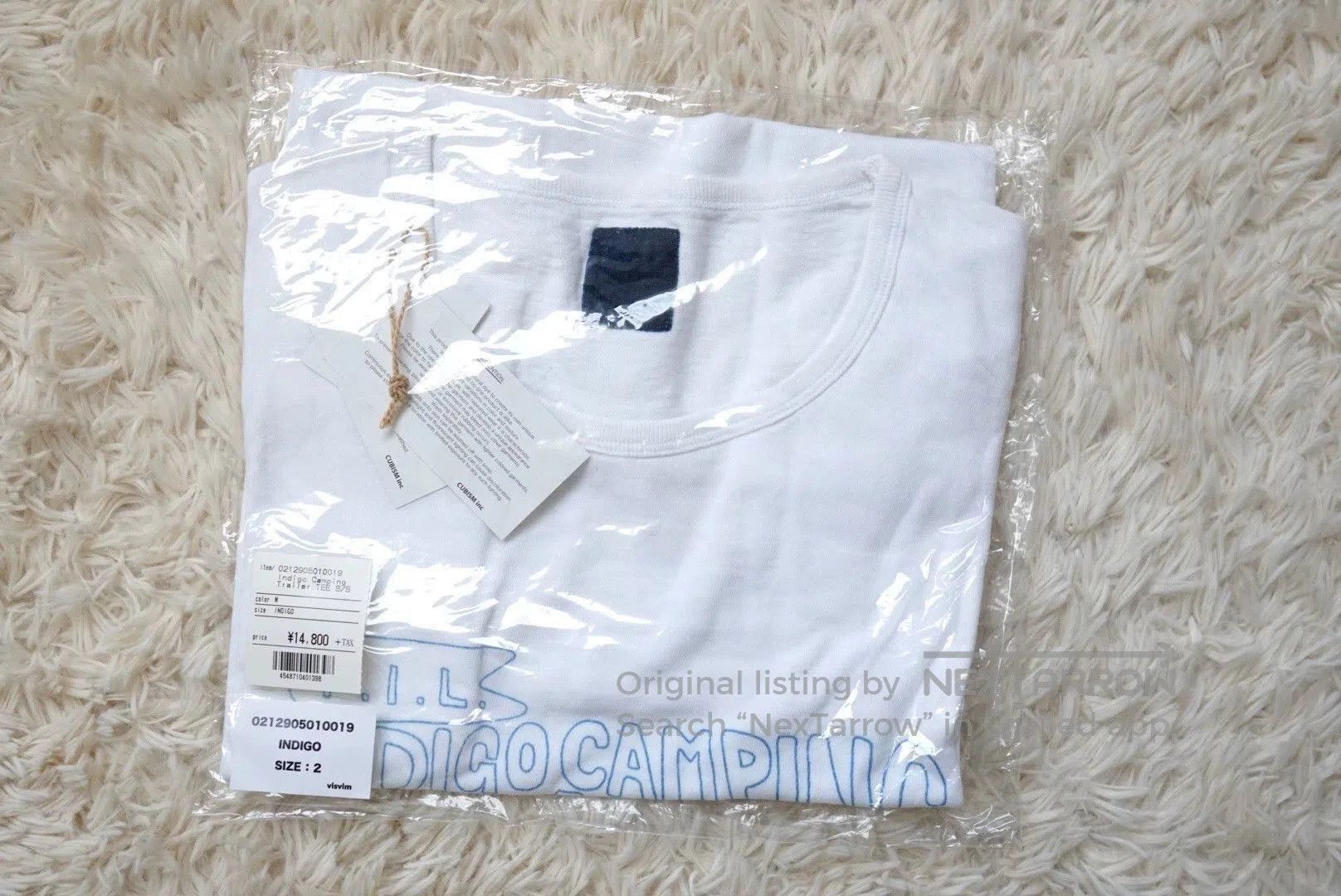 Visvim Indigo Camping Print Short Sleeve Tee. Size US M / EU 48-50 / 2 - 1 Thumbnail
