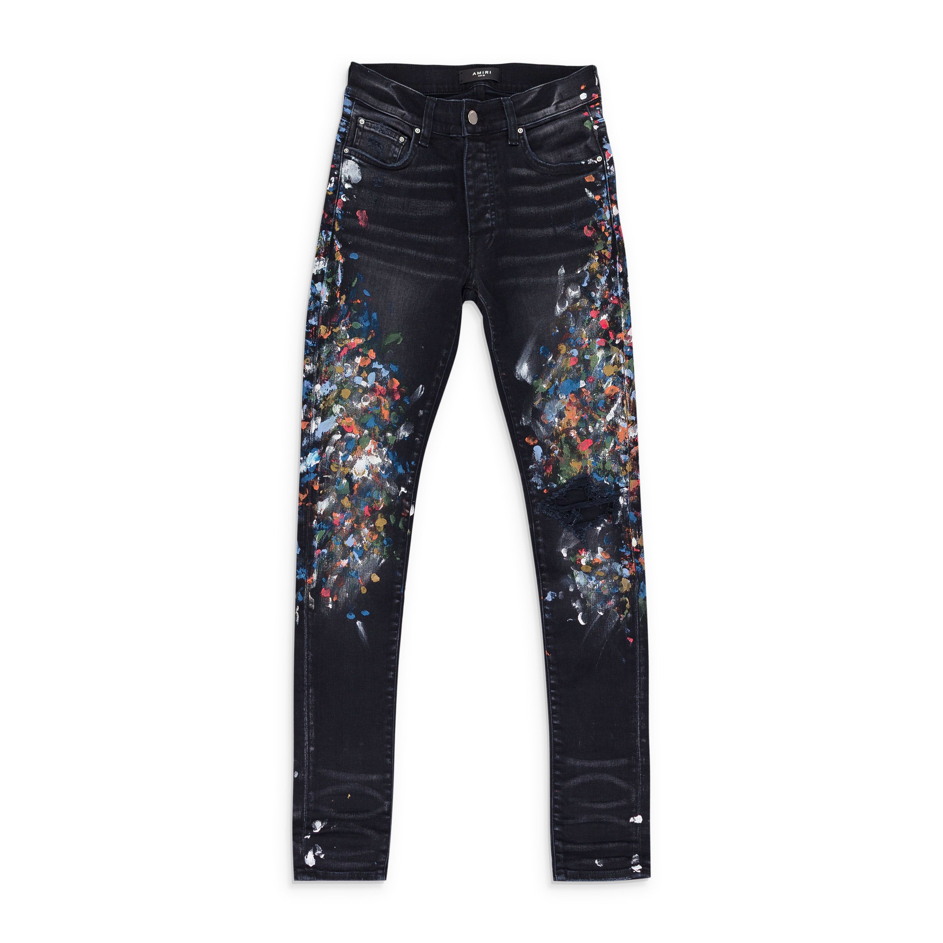 Amiri Amiri Black Skinny Painter Jean SIZE 30 Size US 30 / EU 46 - 1 Thumbnail