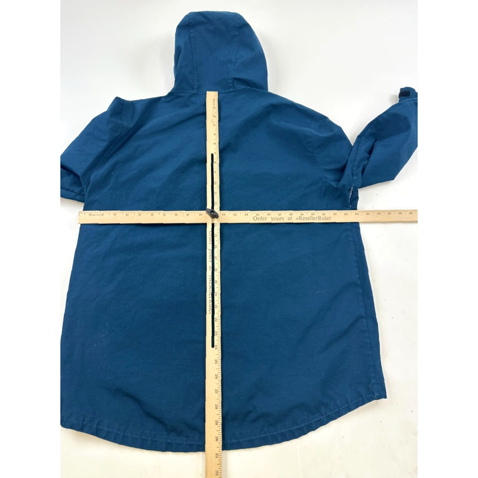 Vintage Line of Trade Jacket Mens XL Midnight Blue Rain Coat Hooded Full Zip Jacket Size US XL / EU 56 / 4 - 6 Thumbnail