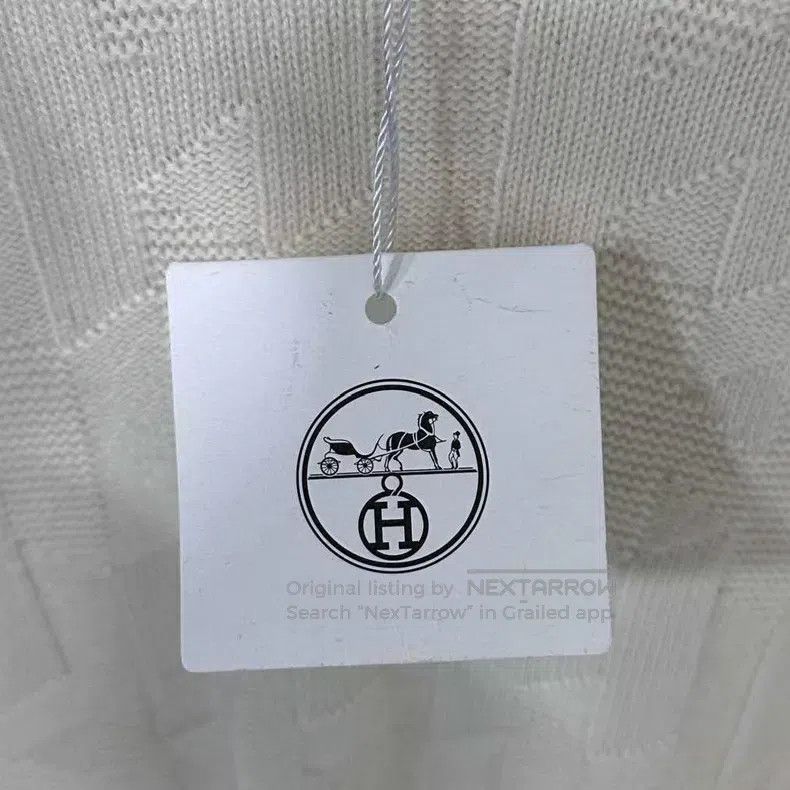 Hermes Hermes Off-white wool herringbone H sweater Size XS / US 0-2 / IT 36-38 - 5 Thumbnail