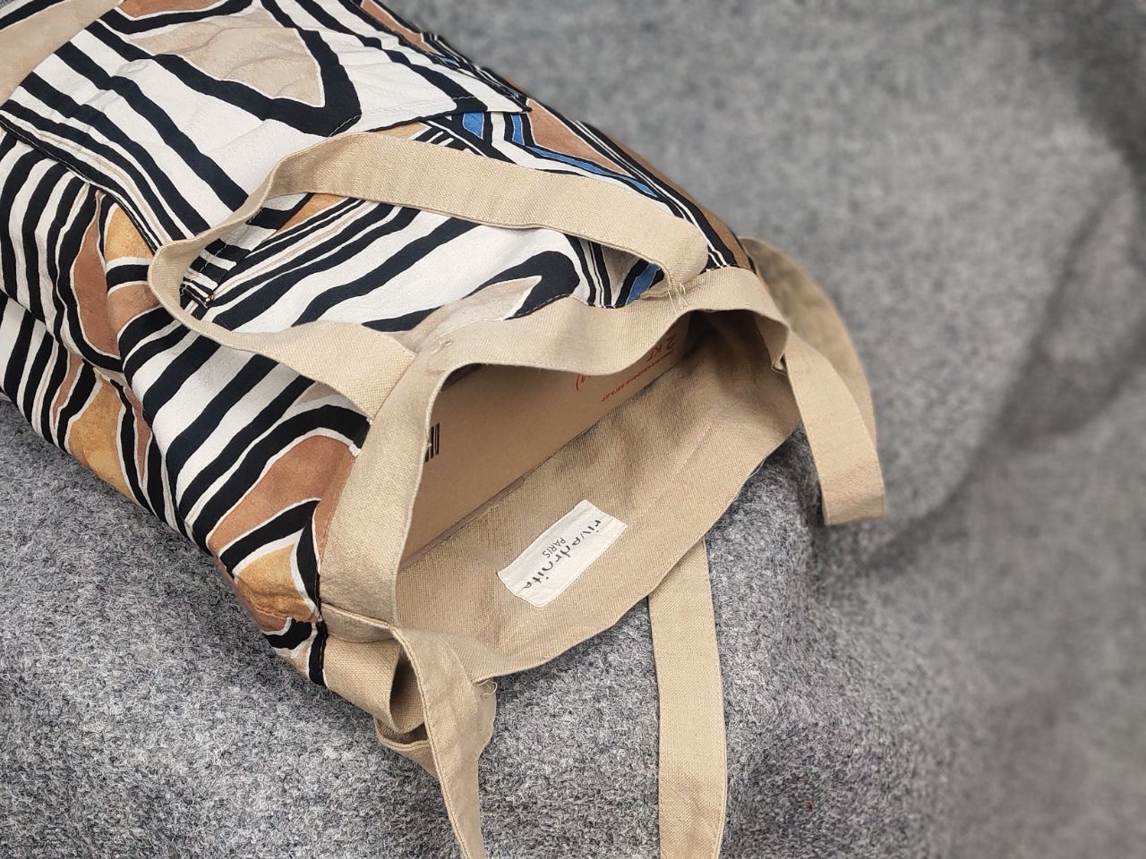 Other Rive Droite Paris Design Double sided Cotton Beige tote Bag Size ONE SIZE - 12 Thumbnail