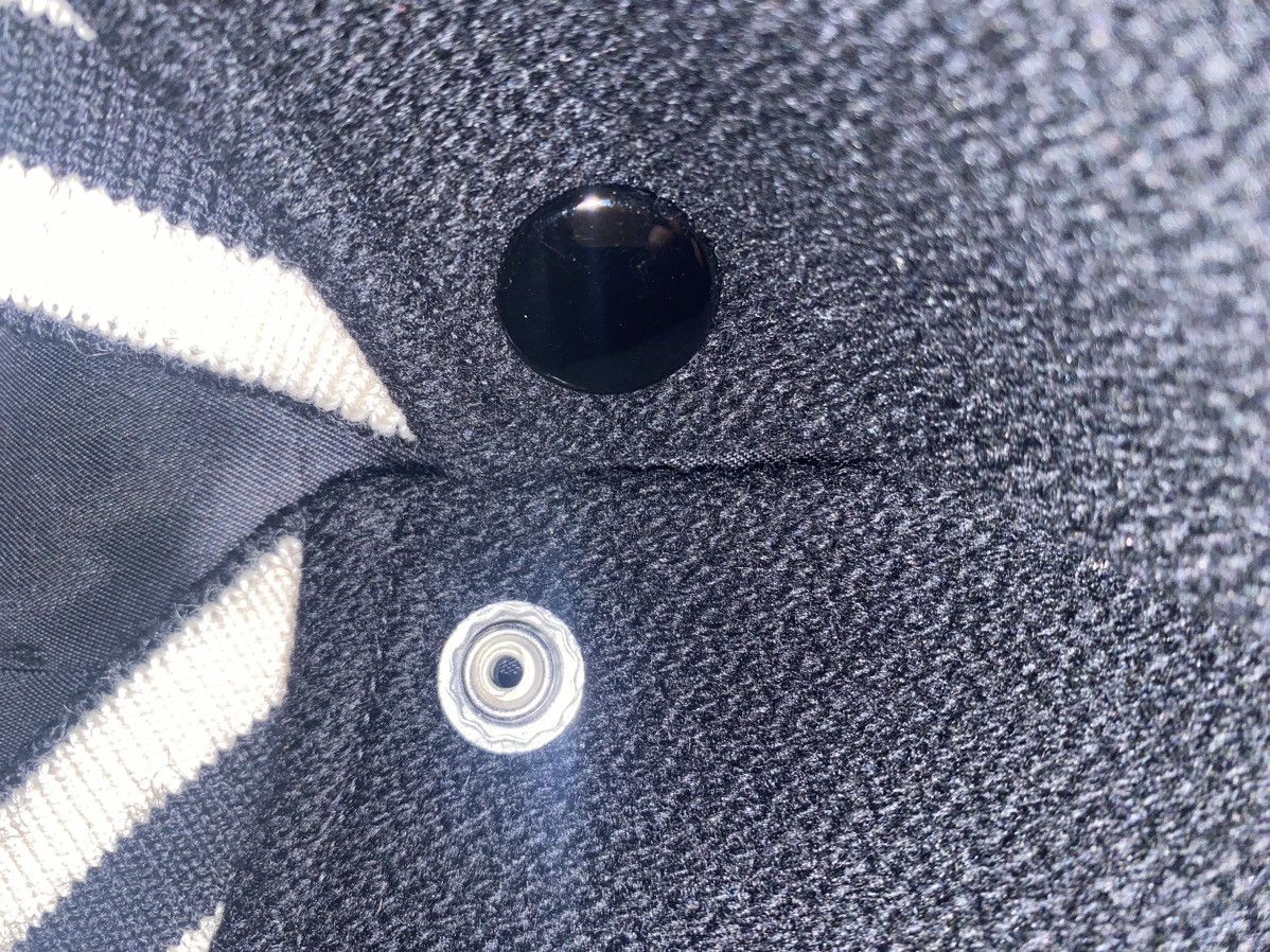 Celine (52) CELINE Classic Teddy Varsity Jacket in Textured Wool Size US L / EU 52-54 / 3 - 10 Thumbnail