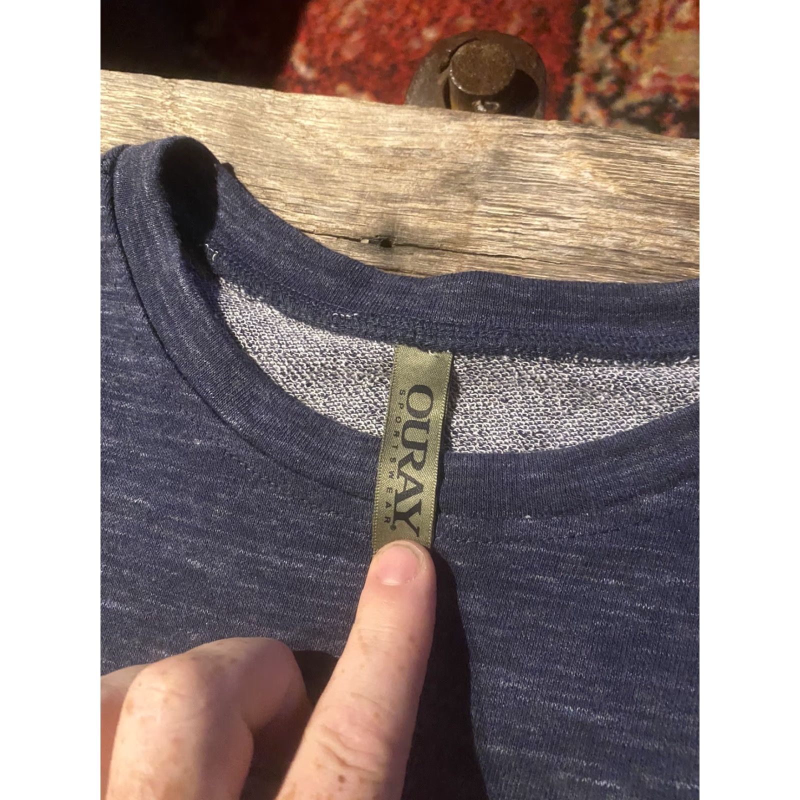 Vintage Ouray Killington Vermont Worl Cup Audi Ski Long Sleeve Shirt Gray Downhill Mens Small Crew Neck Cotton Blend Shirt Size US S / EU 44-46 / 1 - 6 Thumbnail