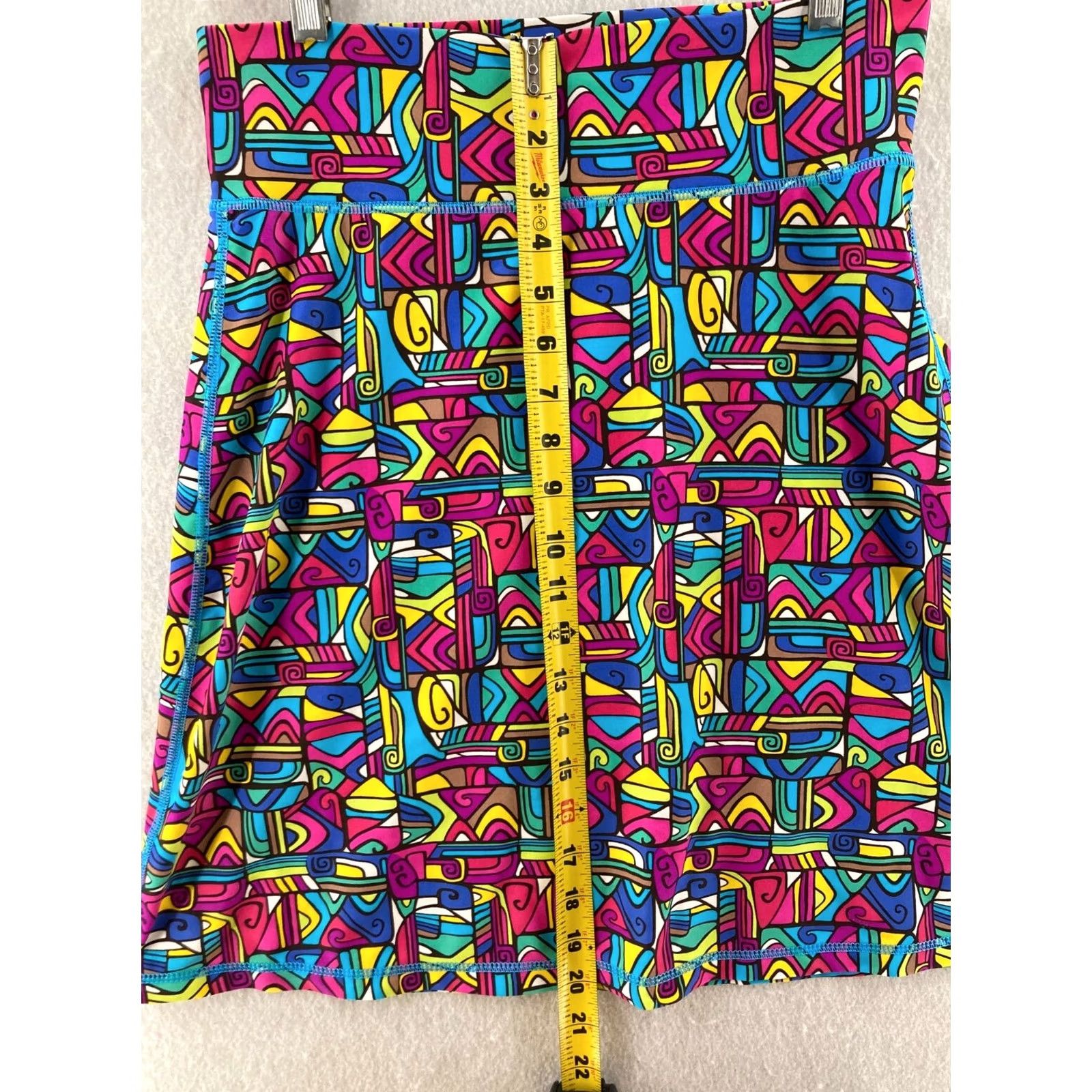Vintage Spunkwear Skirt Womens XS Abstract Summer Made USA Size 26" / US 2 / IT 38 - 4 Thumbnail