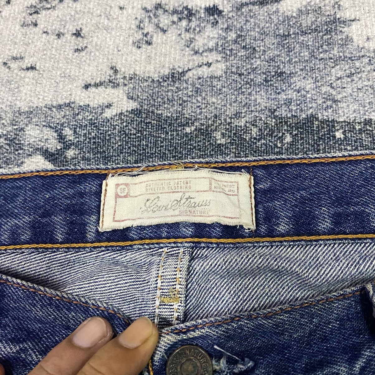Levi's Vintage Levis Signature Button Fly Denim Jeans Size US 38 / EU 54 - 8 Thumbnail