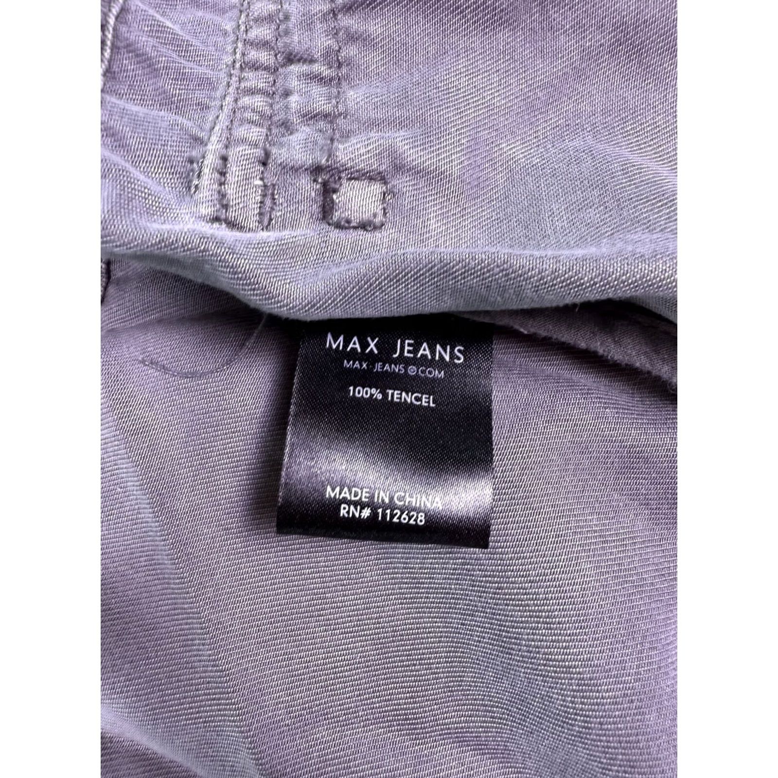 Vintage Max Jeans Womens Vest S Grey Army Zipper Pockets Sleeveless Casual Size 28" / US 6 / IT 42 - 7 Thumbnail