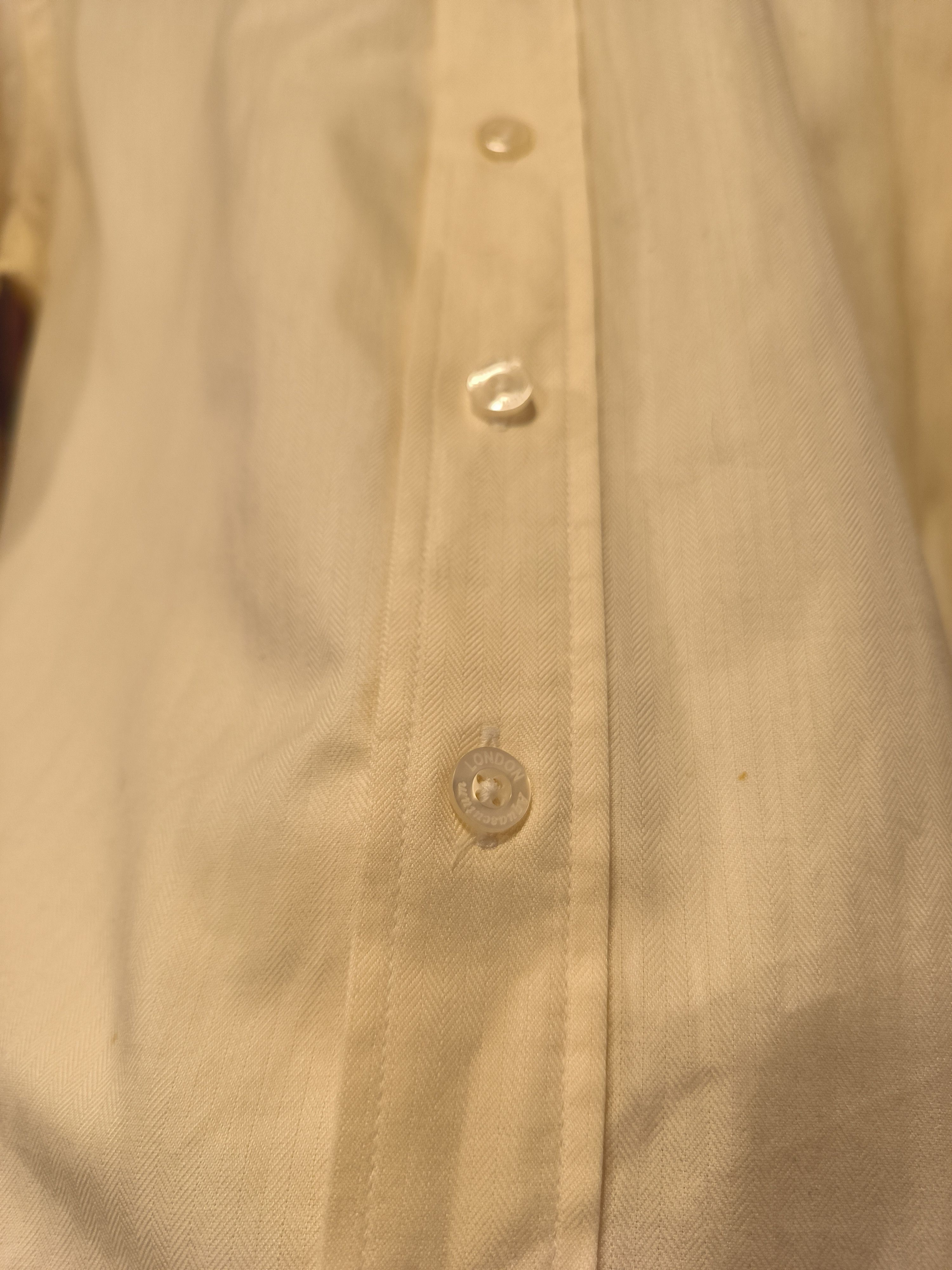 Aquascutum Aquascutum Shirt Button-Up Long Sleeve Yellow Cufflinks Size US L / EU 52-54 / 3 - 4 Thumbnail