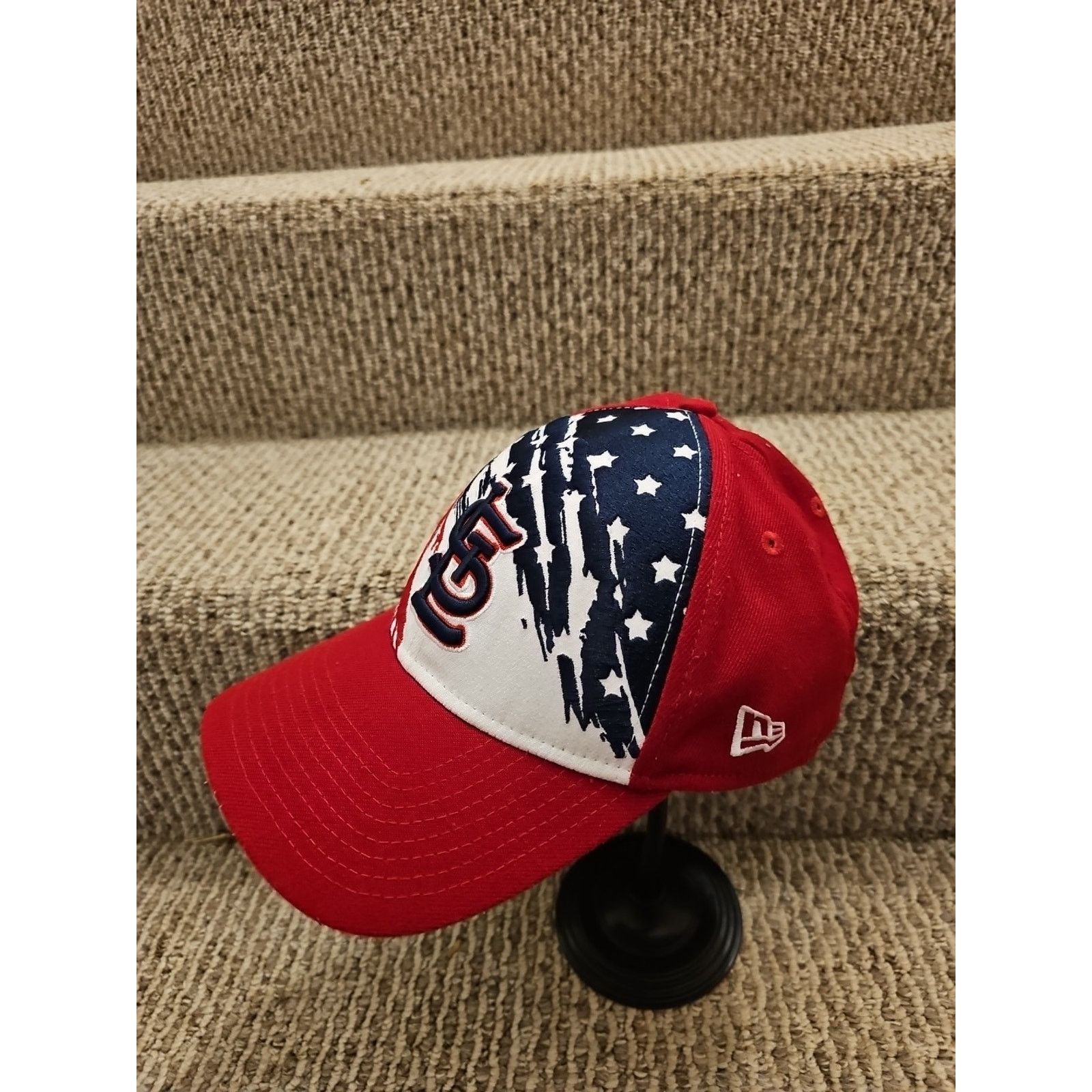 New Era St. Louis Cardinals New Era 2022 July 4th 39THIRTY S/M Hat Size ONE SIZE - 3 Thumbnail