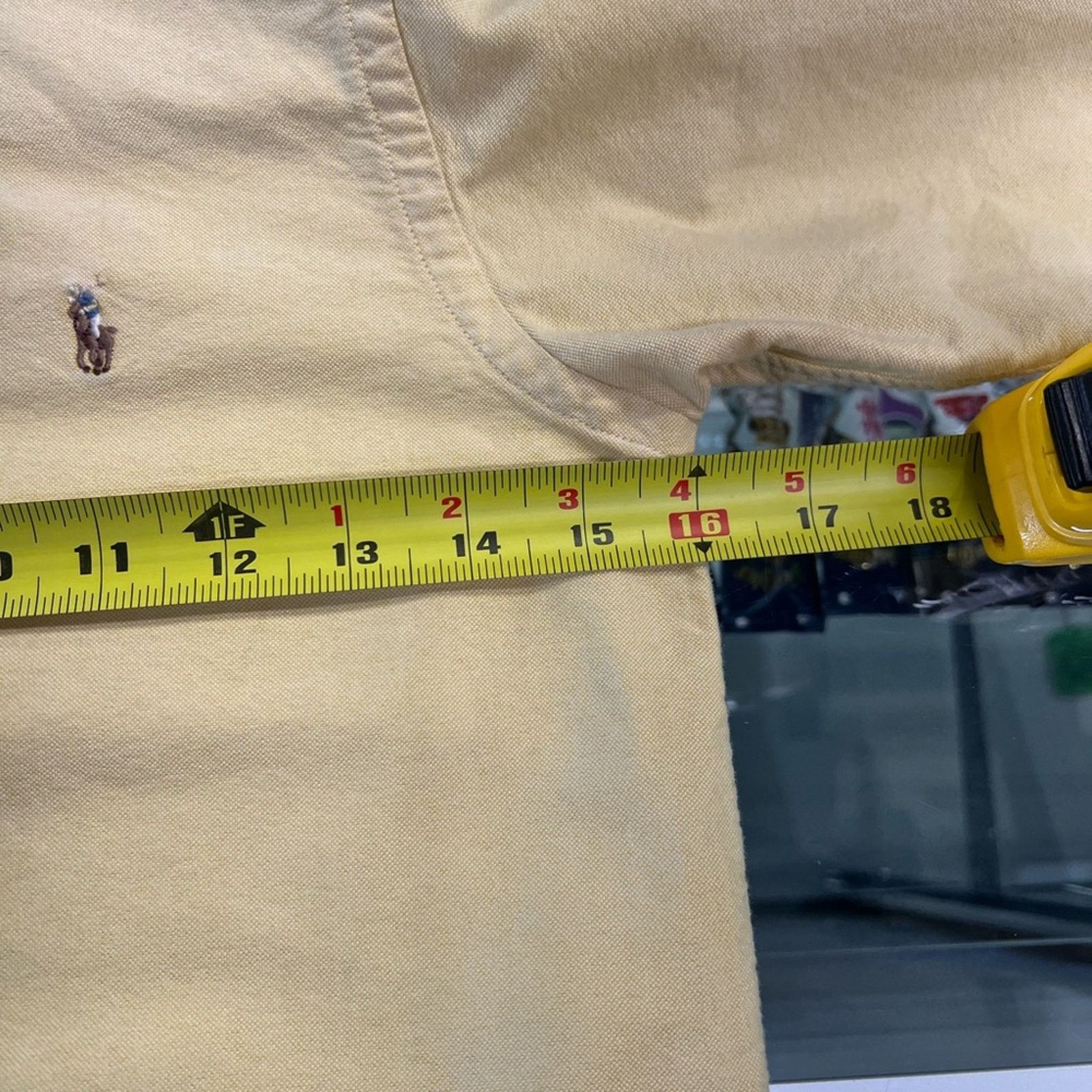 Polo Ralph Lauren Ralph Lauren Yellow Distressed Button Up Shirt Size US XS / EU 42 / 0 - 3 Thumbnail