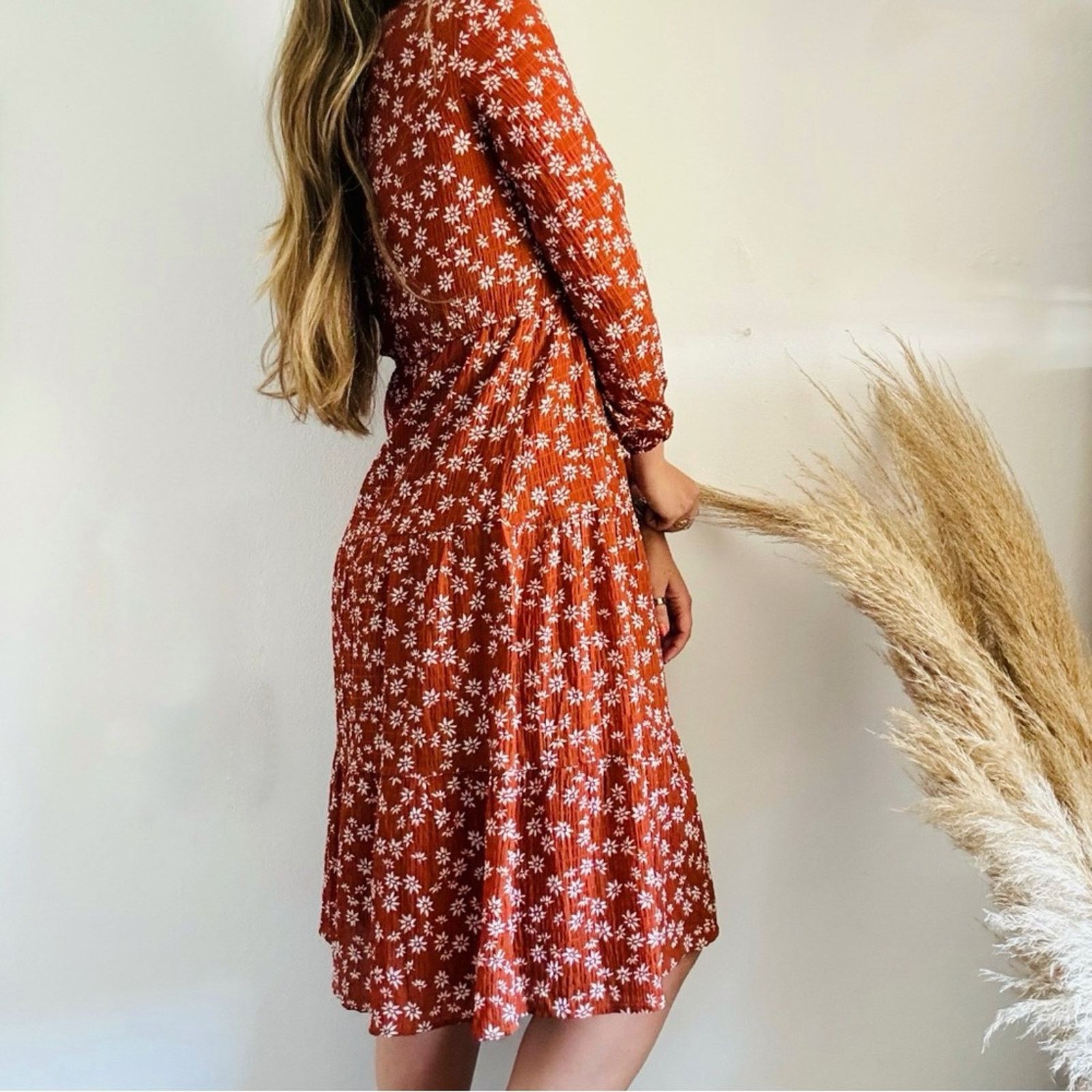 loft red and white dress Loft red sleeveless dress with an embroidered boho