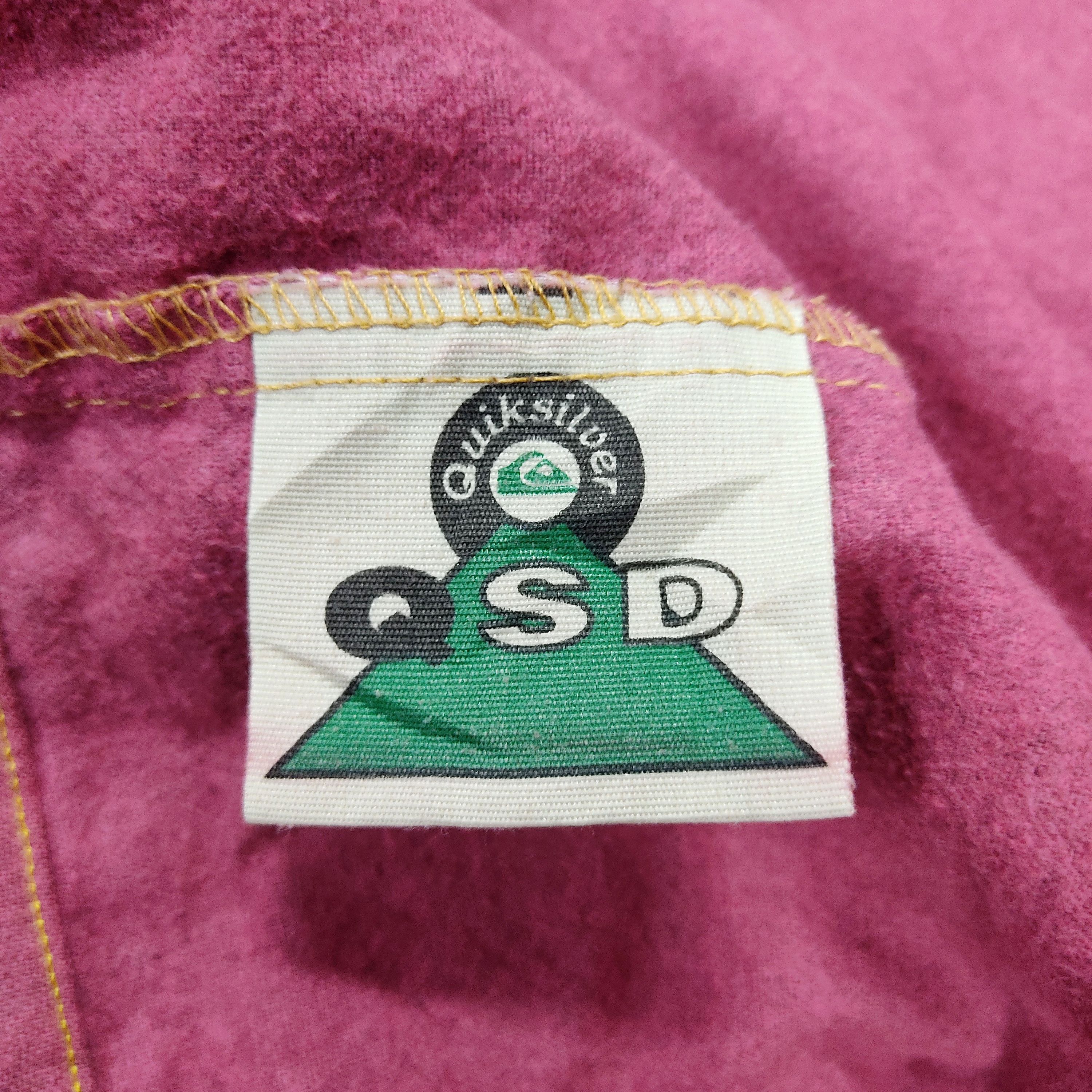 Quiksilver × Vintage Vtg 90s QUICKSILVER Salt-Water Denim Hooded Shirt Jacket Size US L / EU 52-54 / 3 - 11 Thumbnail