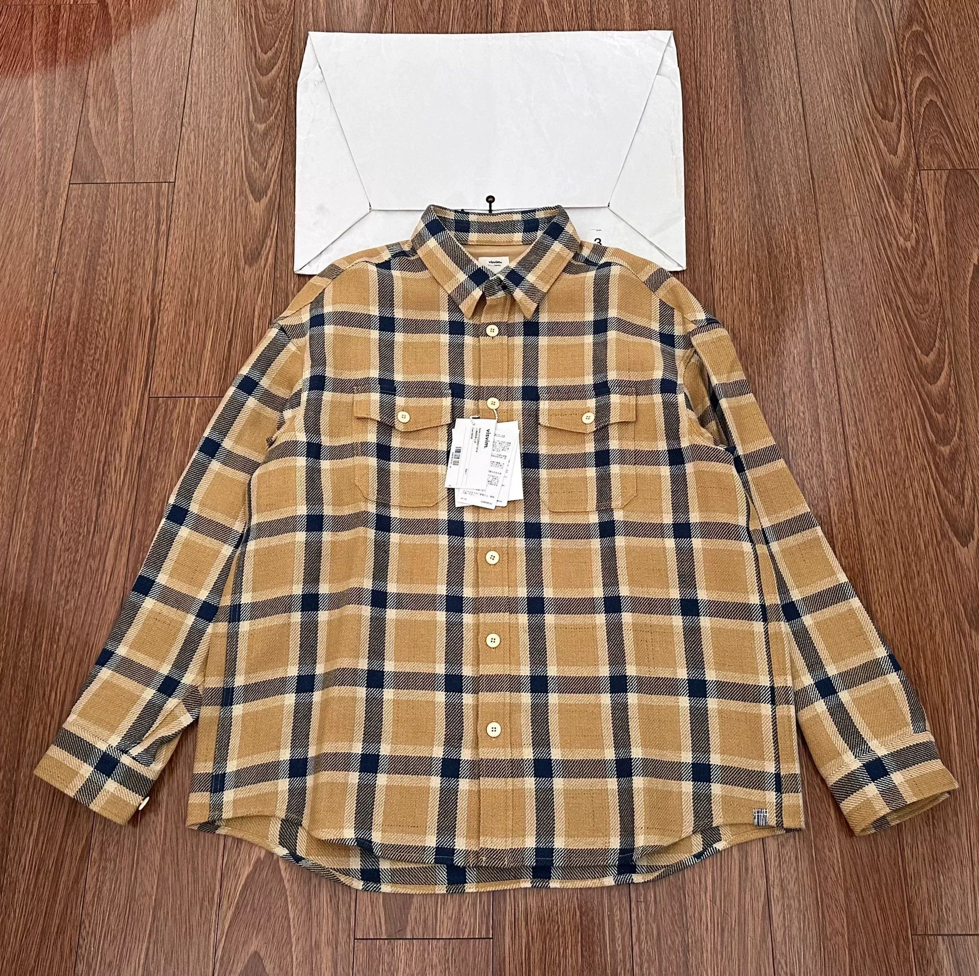 Visvim visvim lumber check long sleeve shirt Size US M / EU 48-50 / 2 - 1 Thumbnail