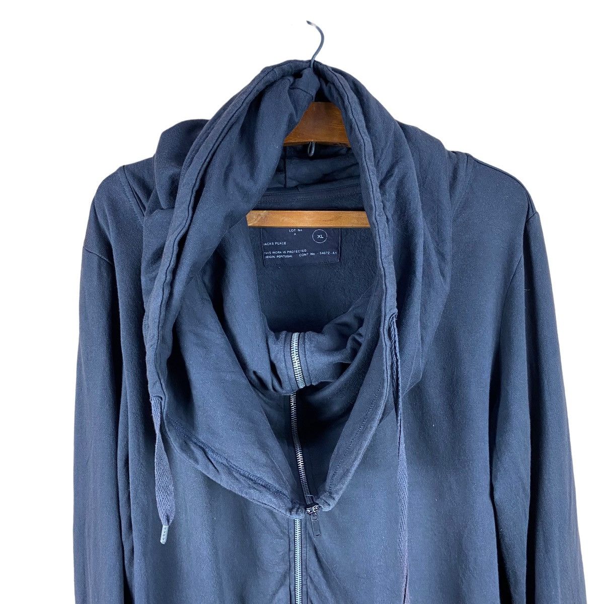 GREY ALLSAINTS JACKS PLACE SPITALFIELD HOODIE