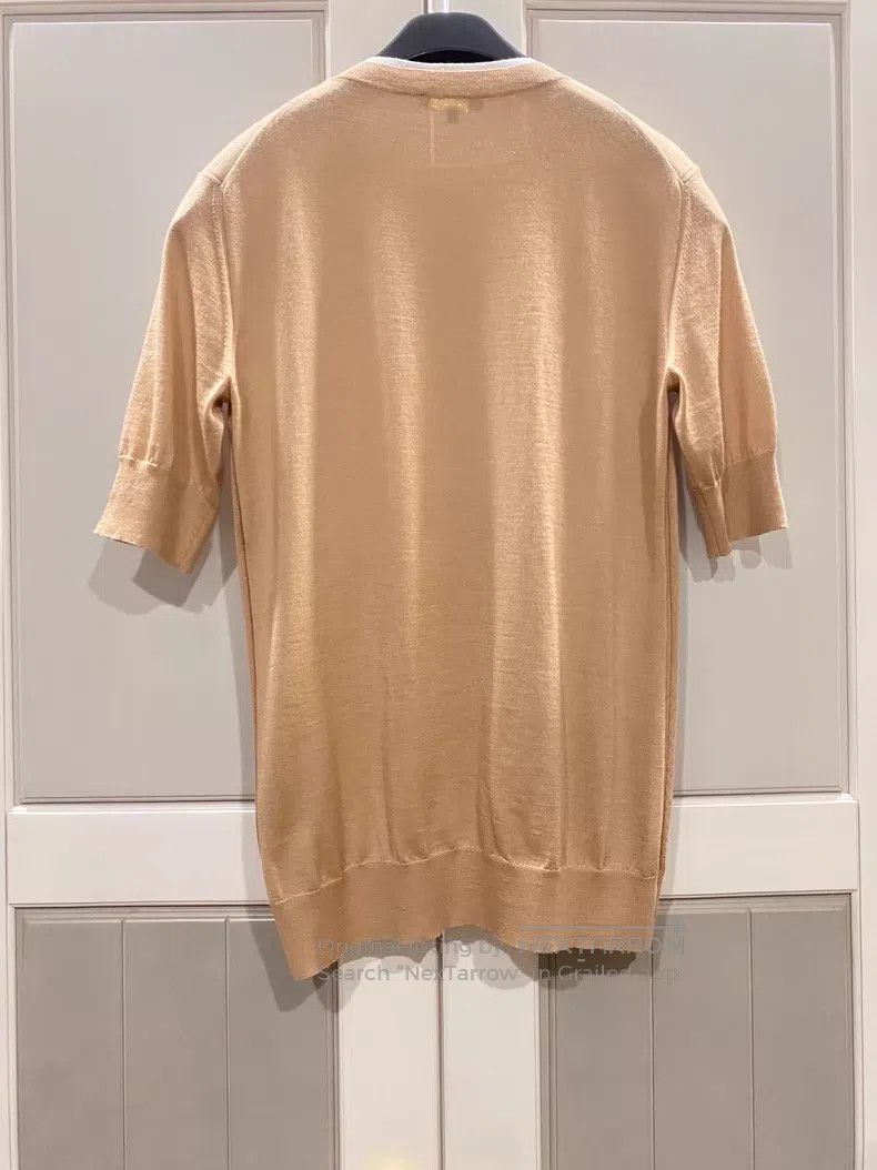 Loro Piana Loro Piana Cashmere and silk blend short-sleeved top, fabr Size S / US 4 / IT 40 - 2 Thumbnail